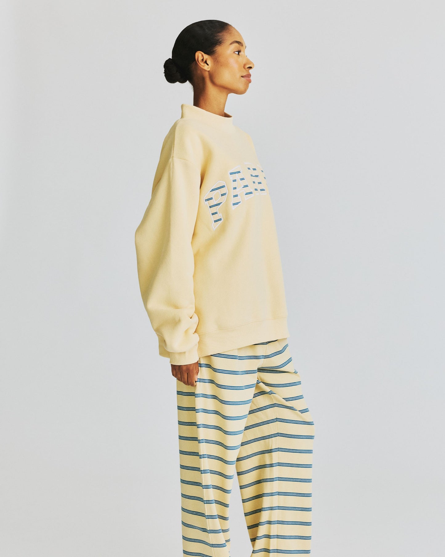 Varsity Mockneck - Peel + Peel Stripe