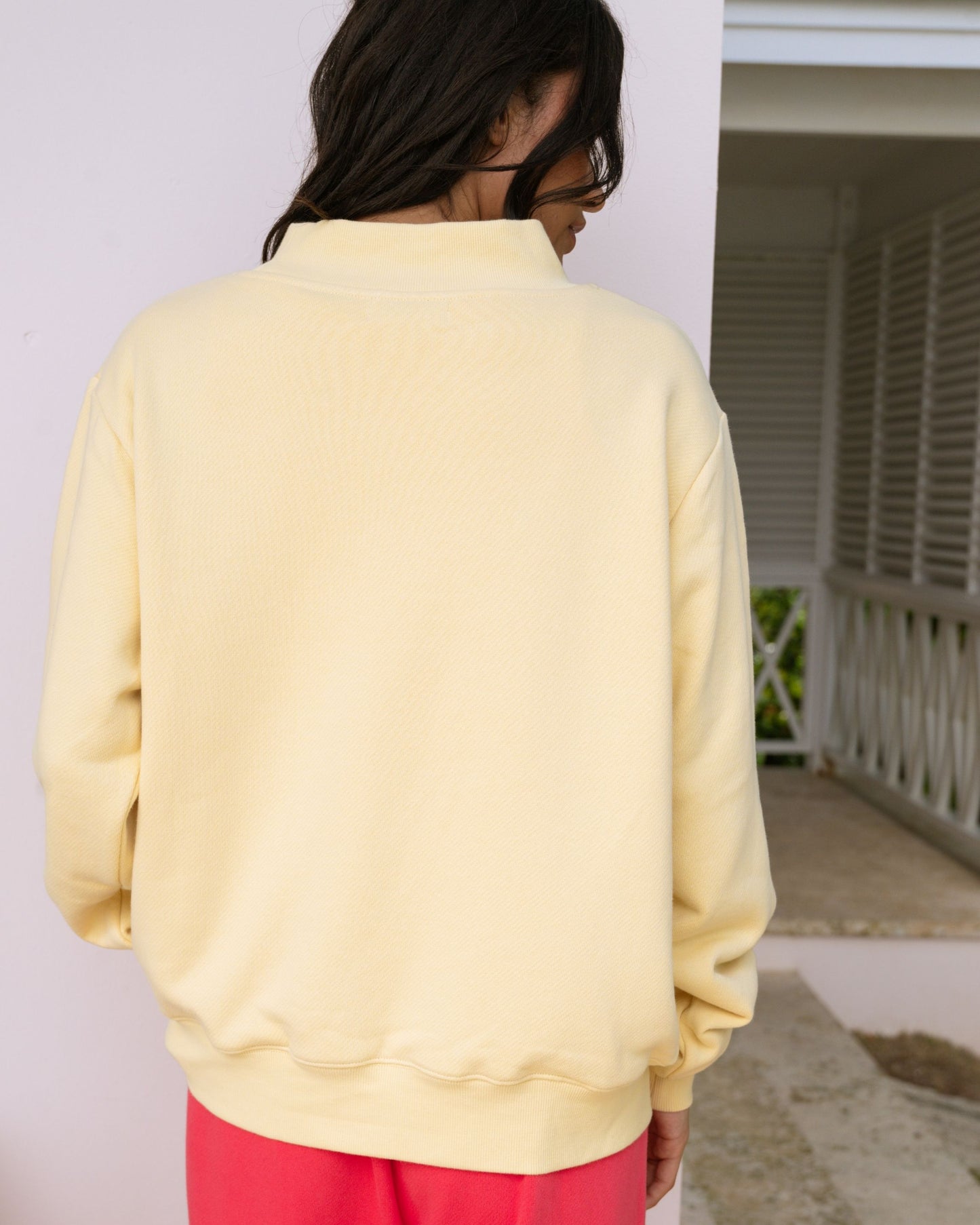 Varsity Mockneck - Lemonade