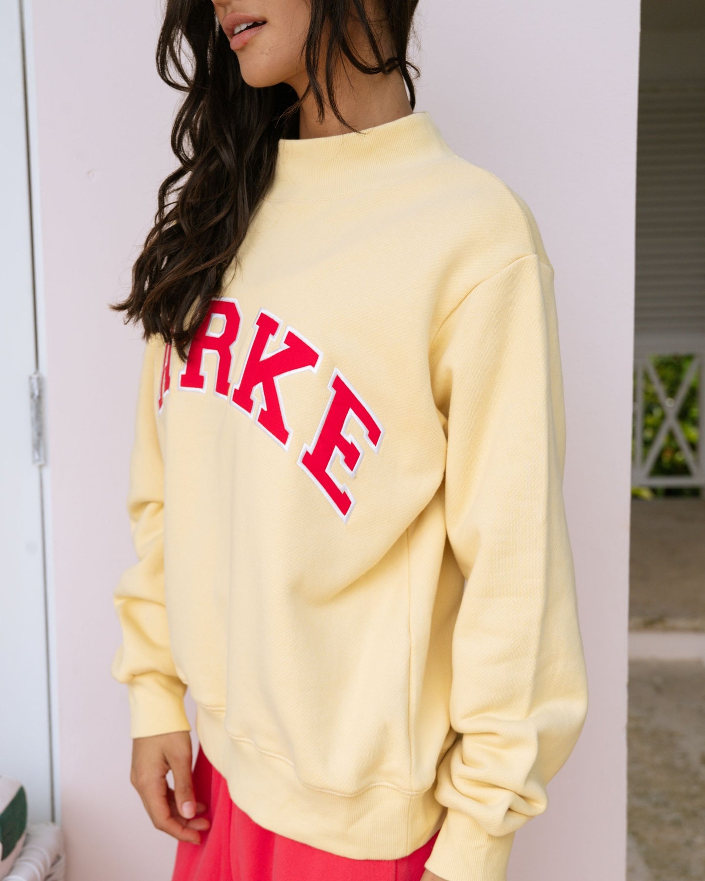 Varsity Mockneck - Lemonade