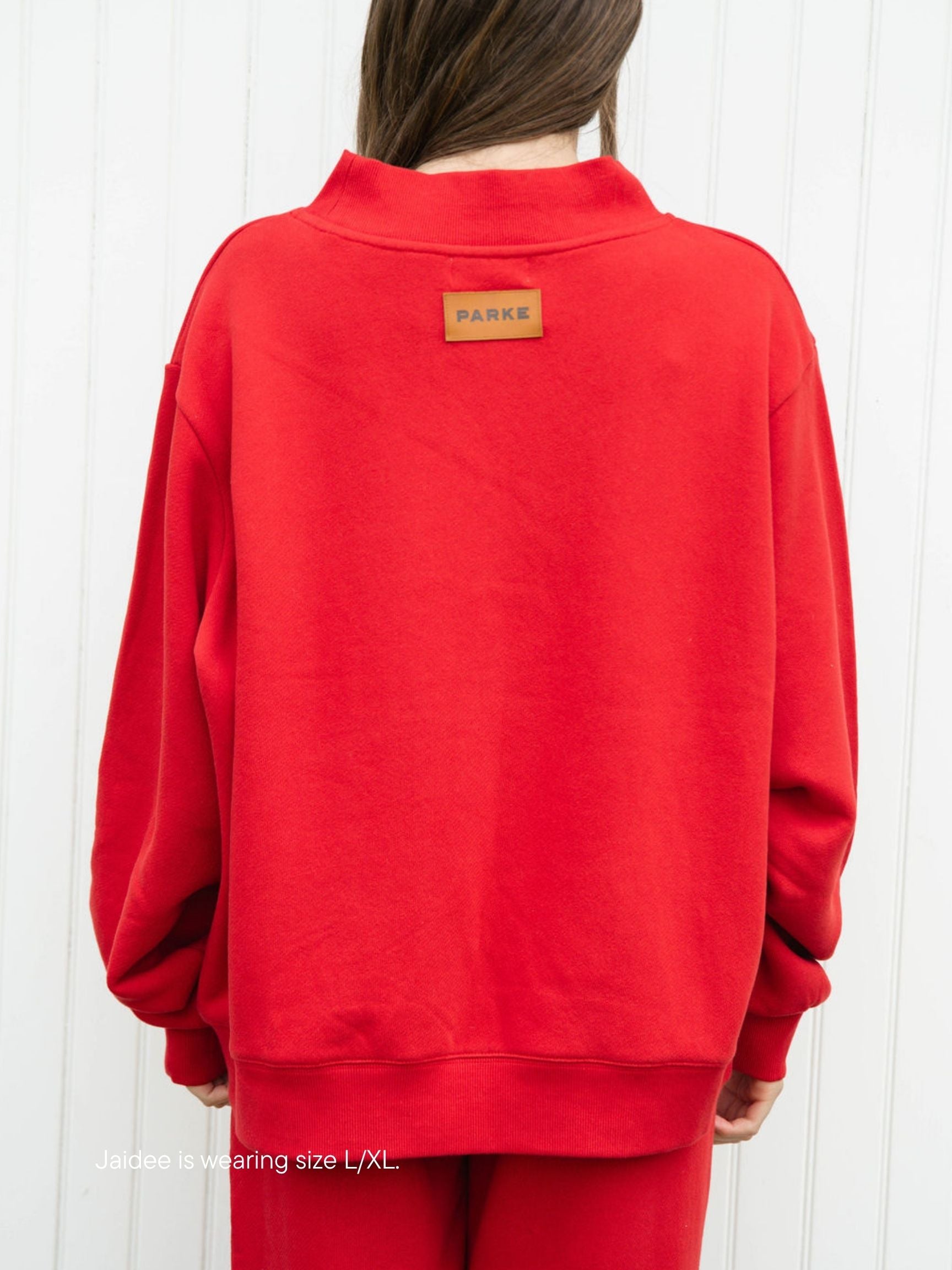 classic mockneck -firecracker
