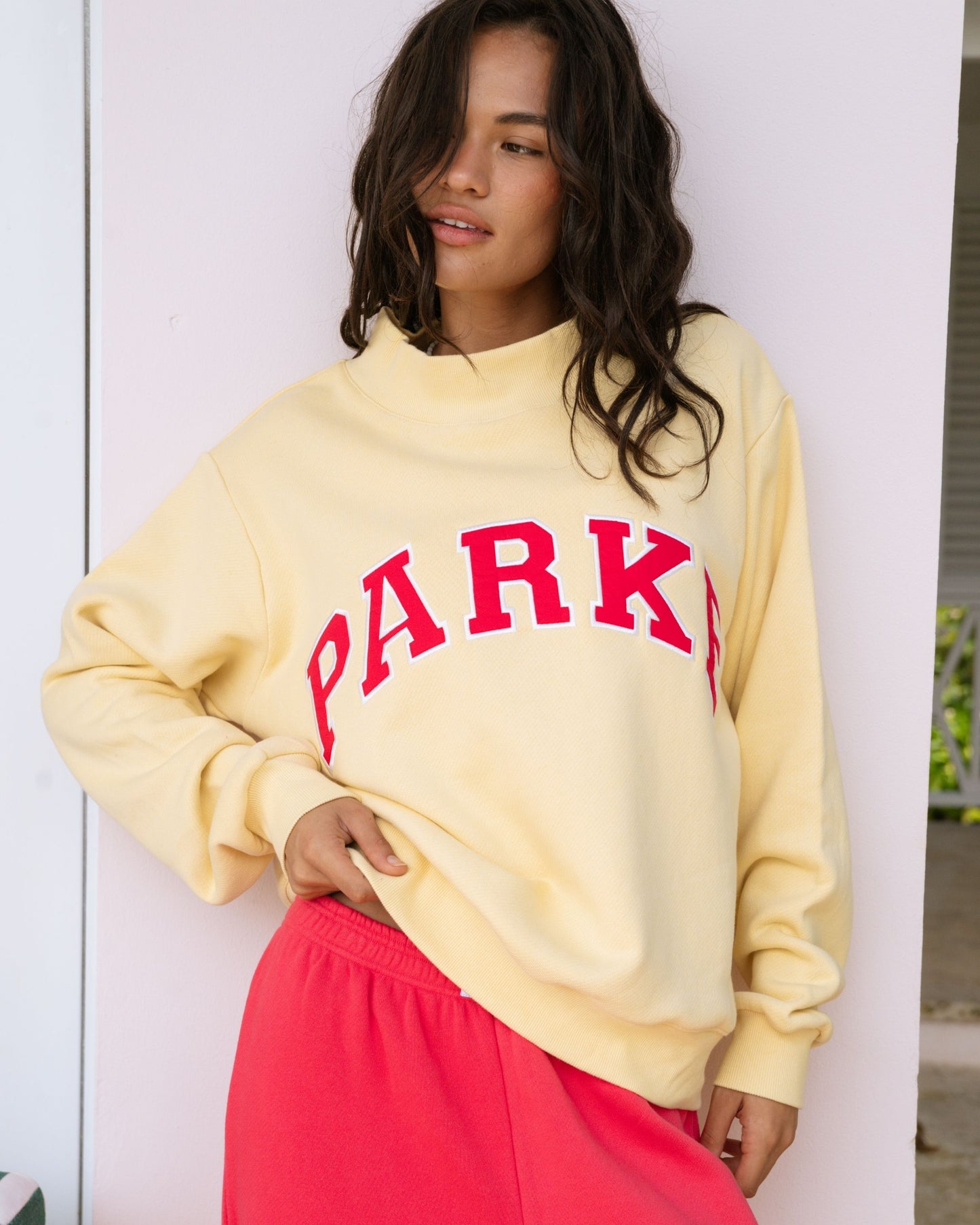 Varsity Mockneck - Lemonade