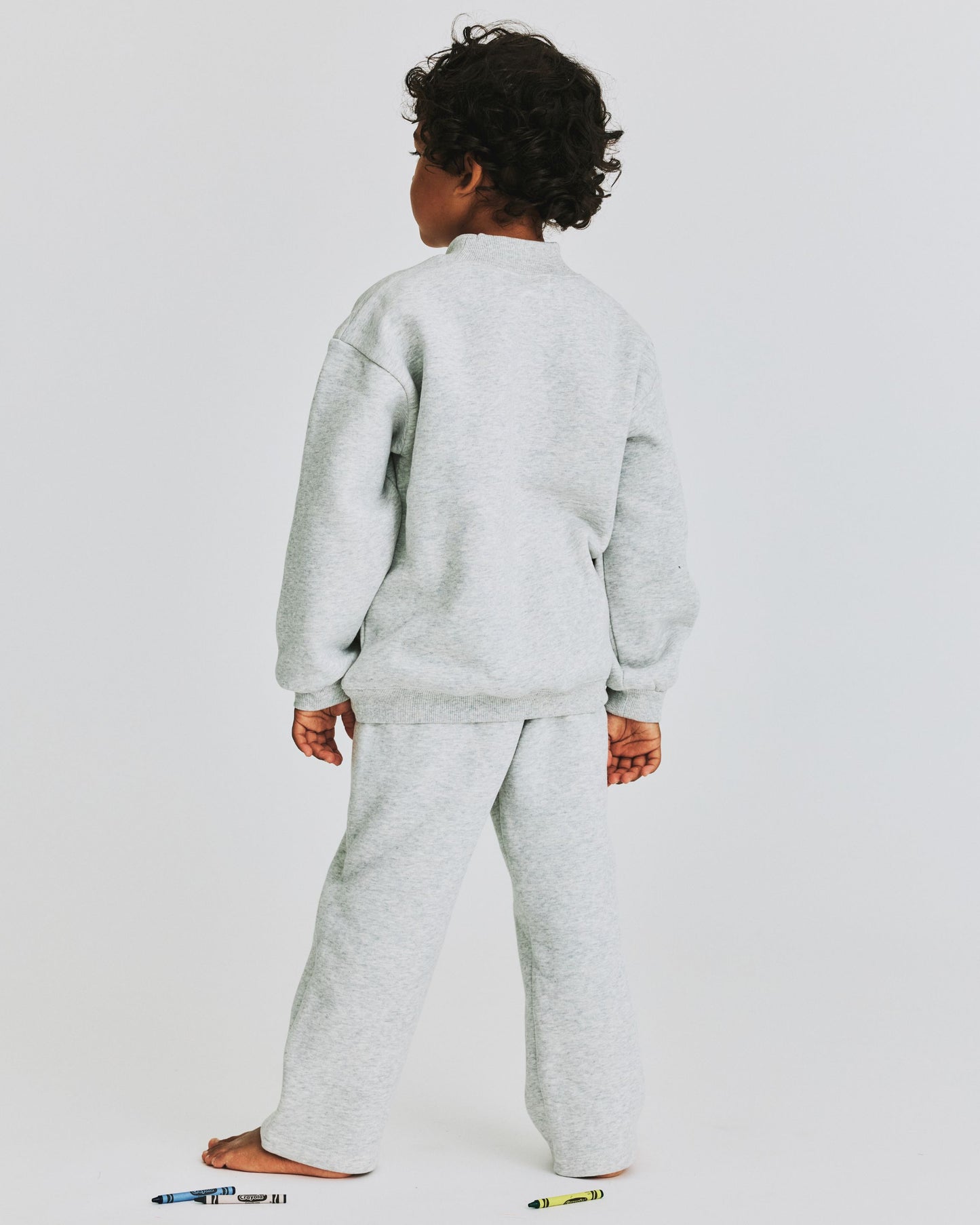 Kids Boxer Sweatpants - Classic Grey