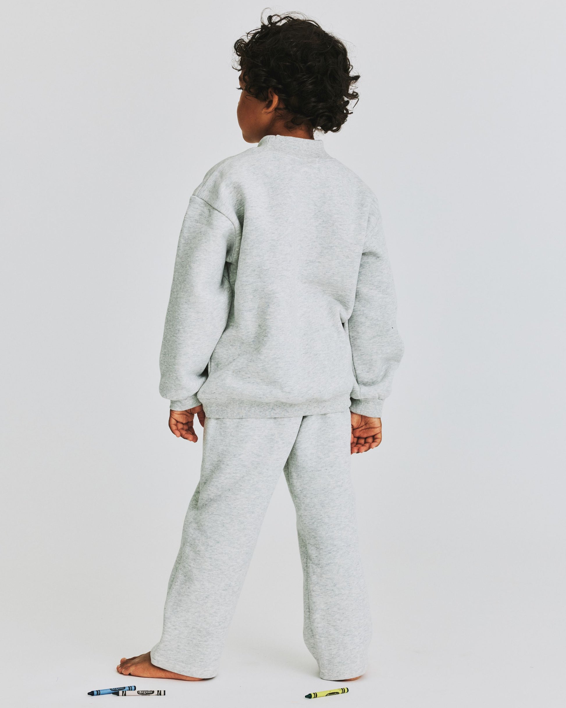 Kids Boxer Sweatpants - Classic Grey