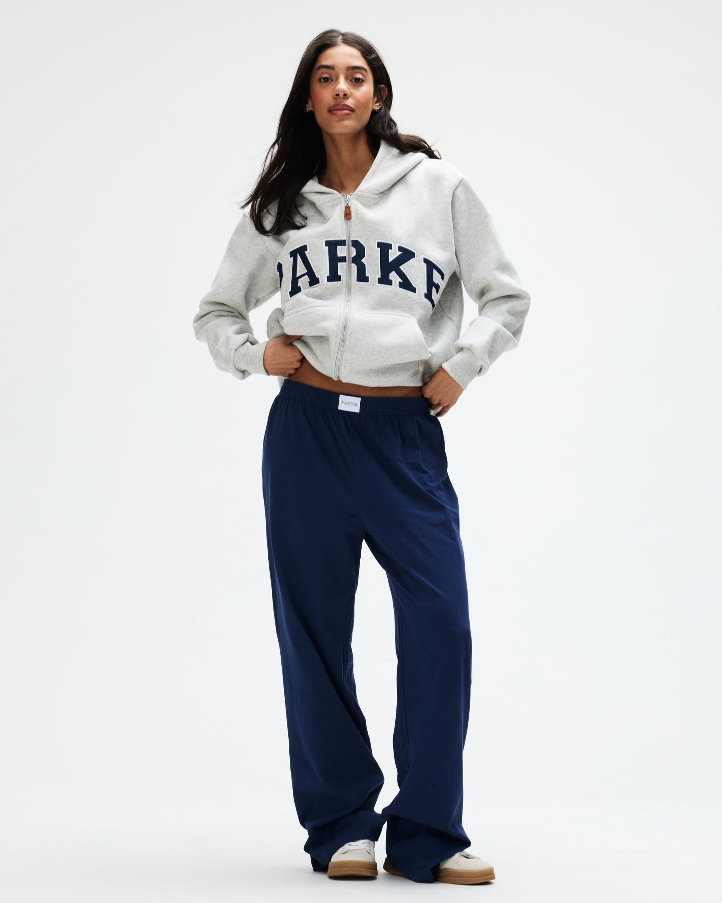 Cotton Boxer Pants - Denim