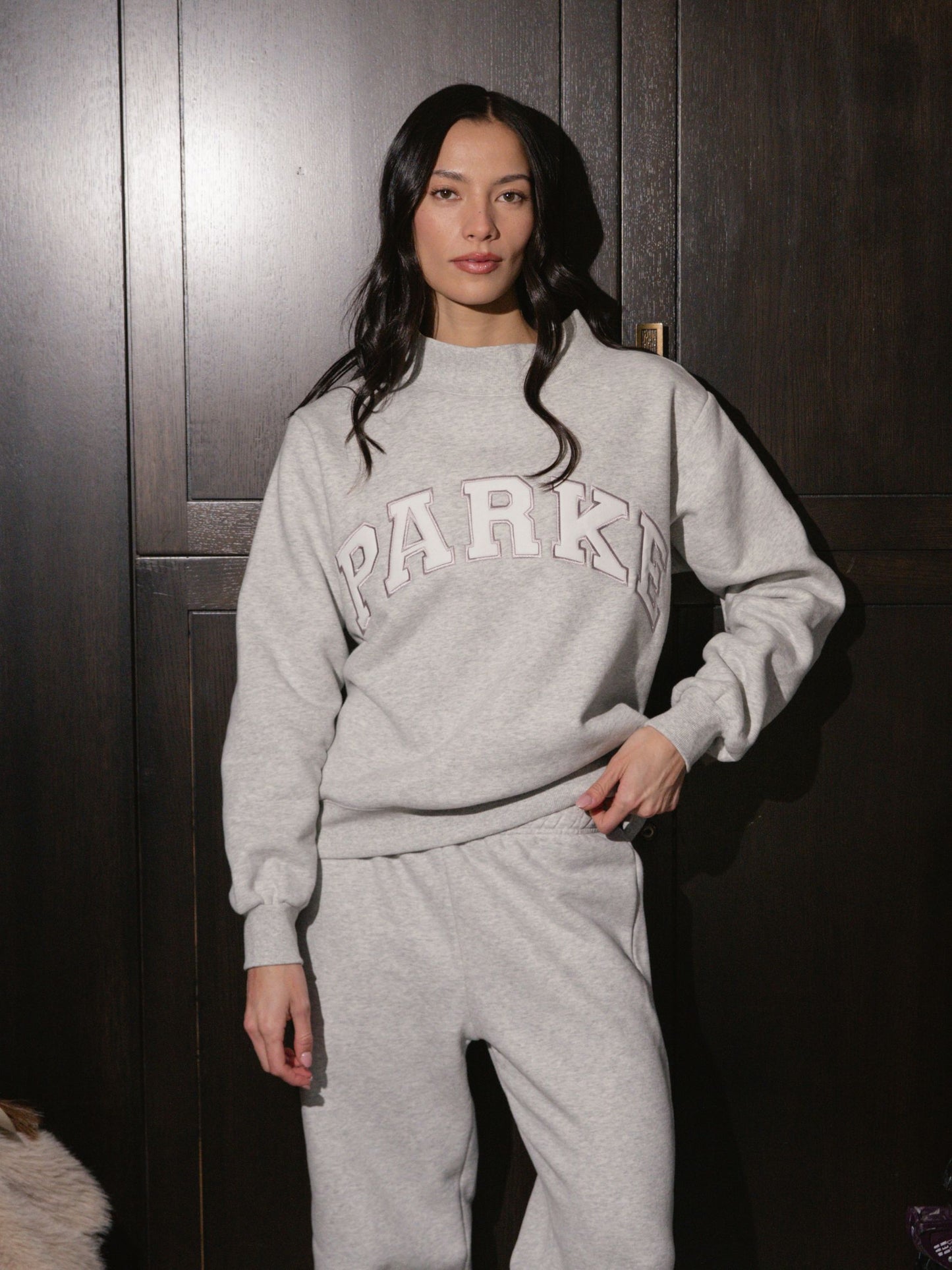 Varsity Mockneck - Metallic