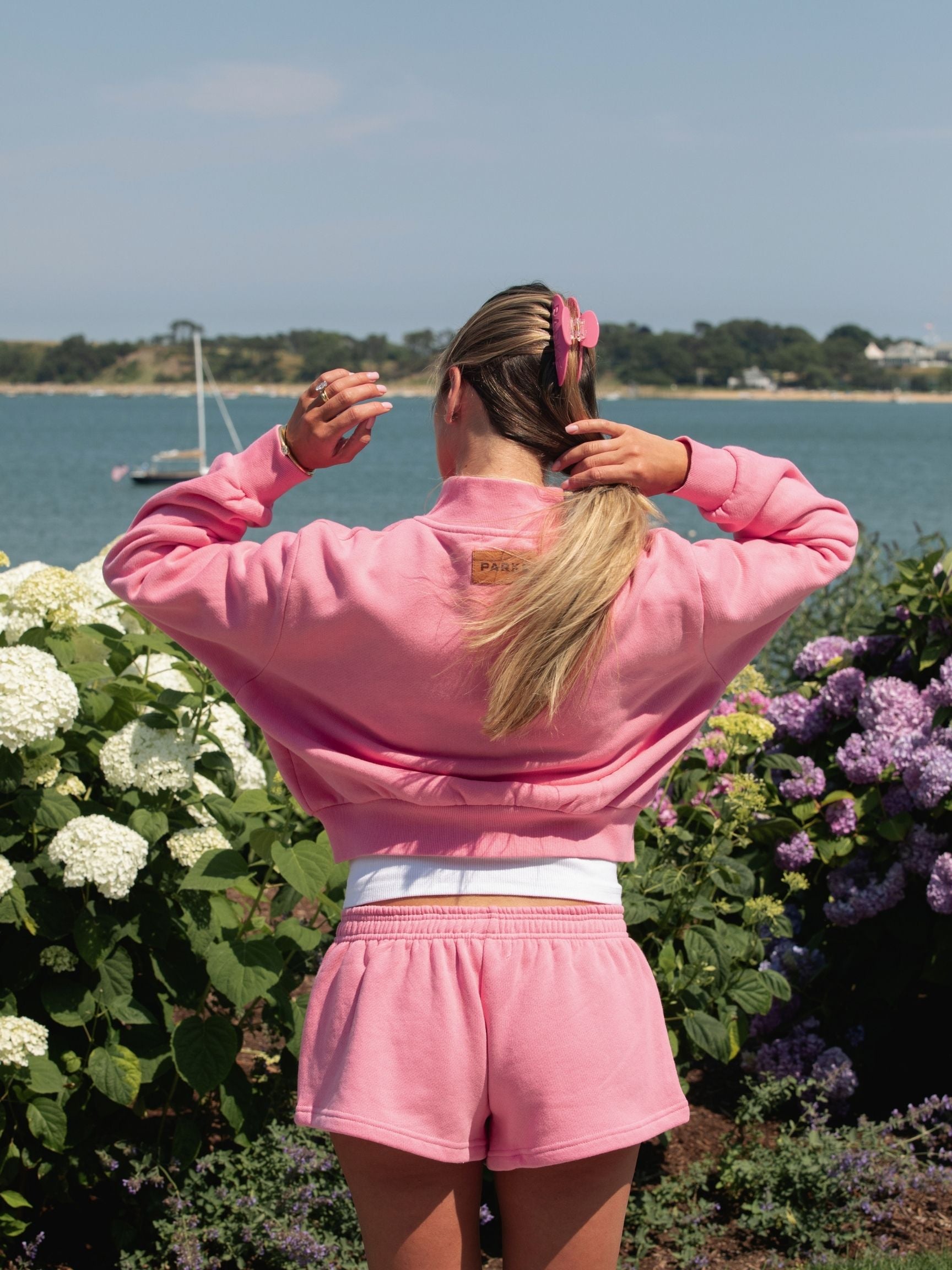 Zip Up Mockneck - Bloom