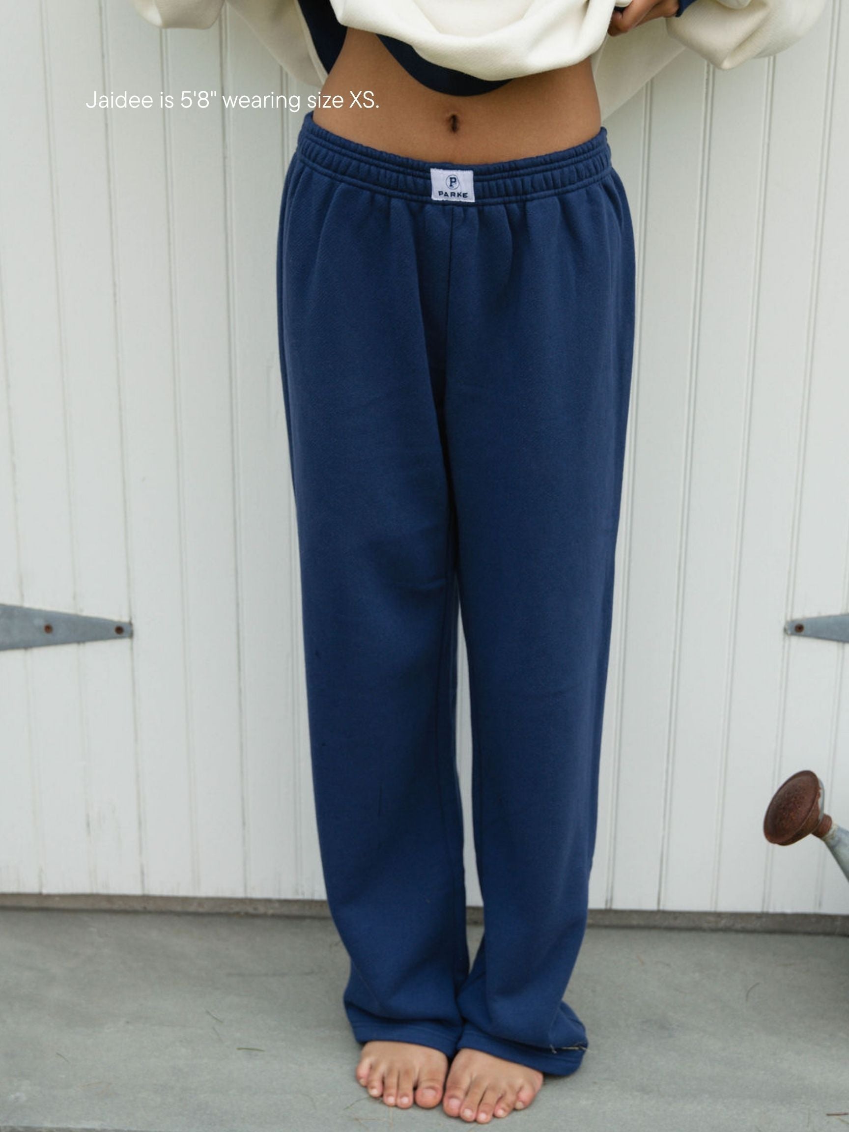 boxer sweatpants -denim