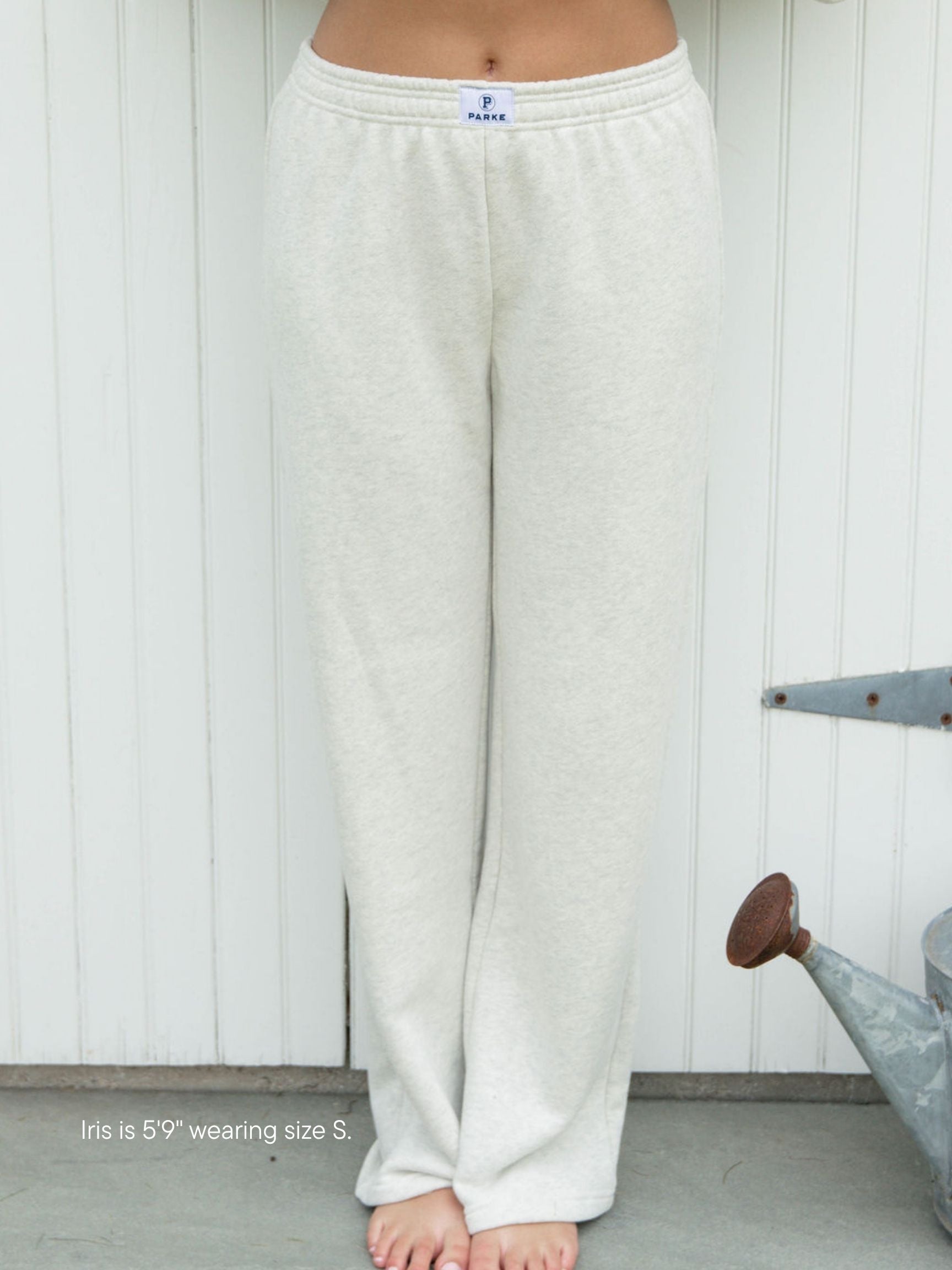 boxer sweatpants -heather grey