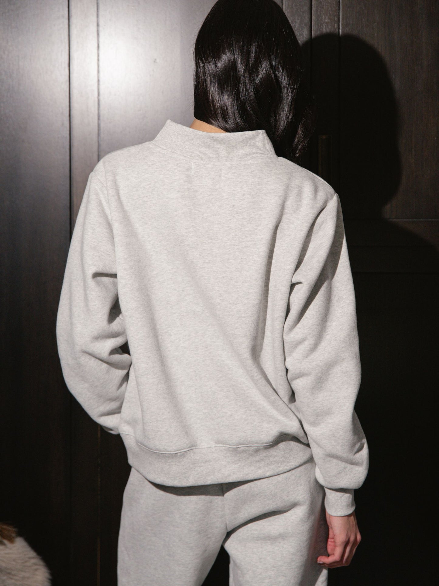 Varsity Mockneck - Metallic