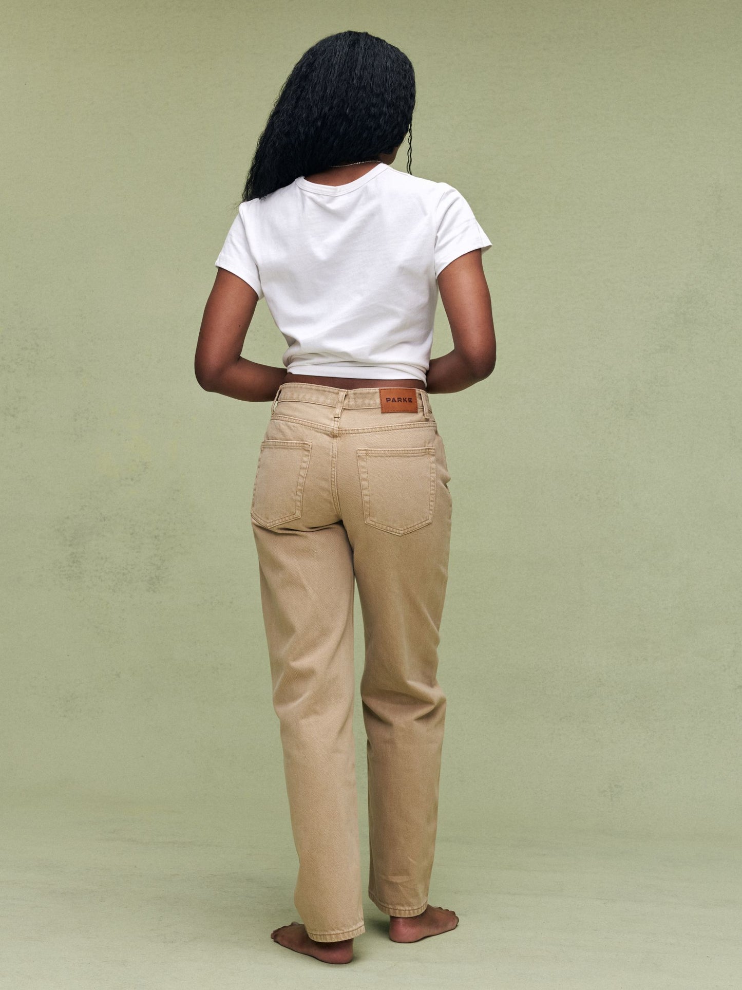 Classic Straight Jeans - Camel