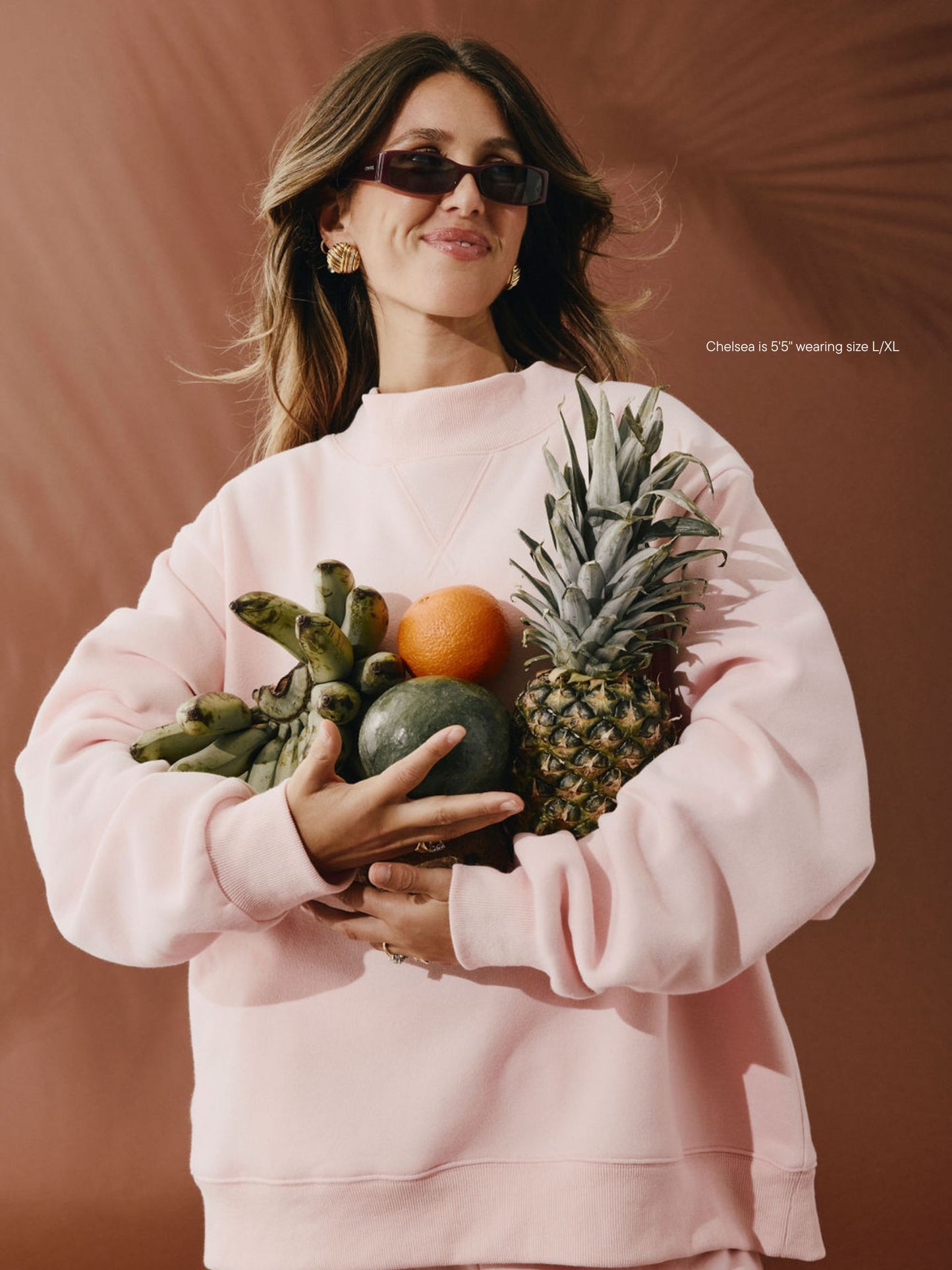 girl wearing Cities Classic Mockneck -taffy