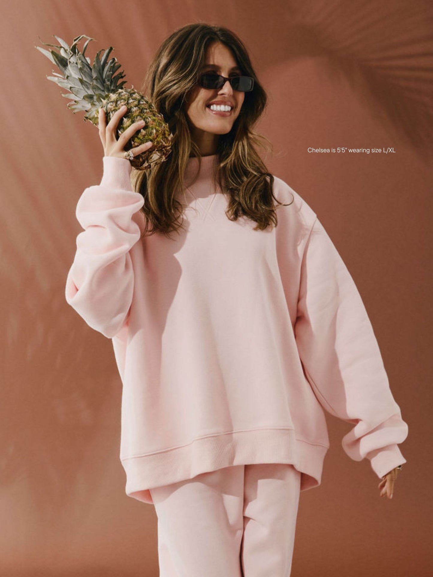 girl wearing Cities Classic Mockneck -taffy