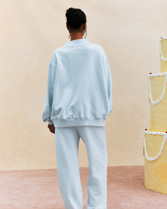 Varsity Mockneck - Frosting