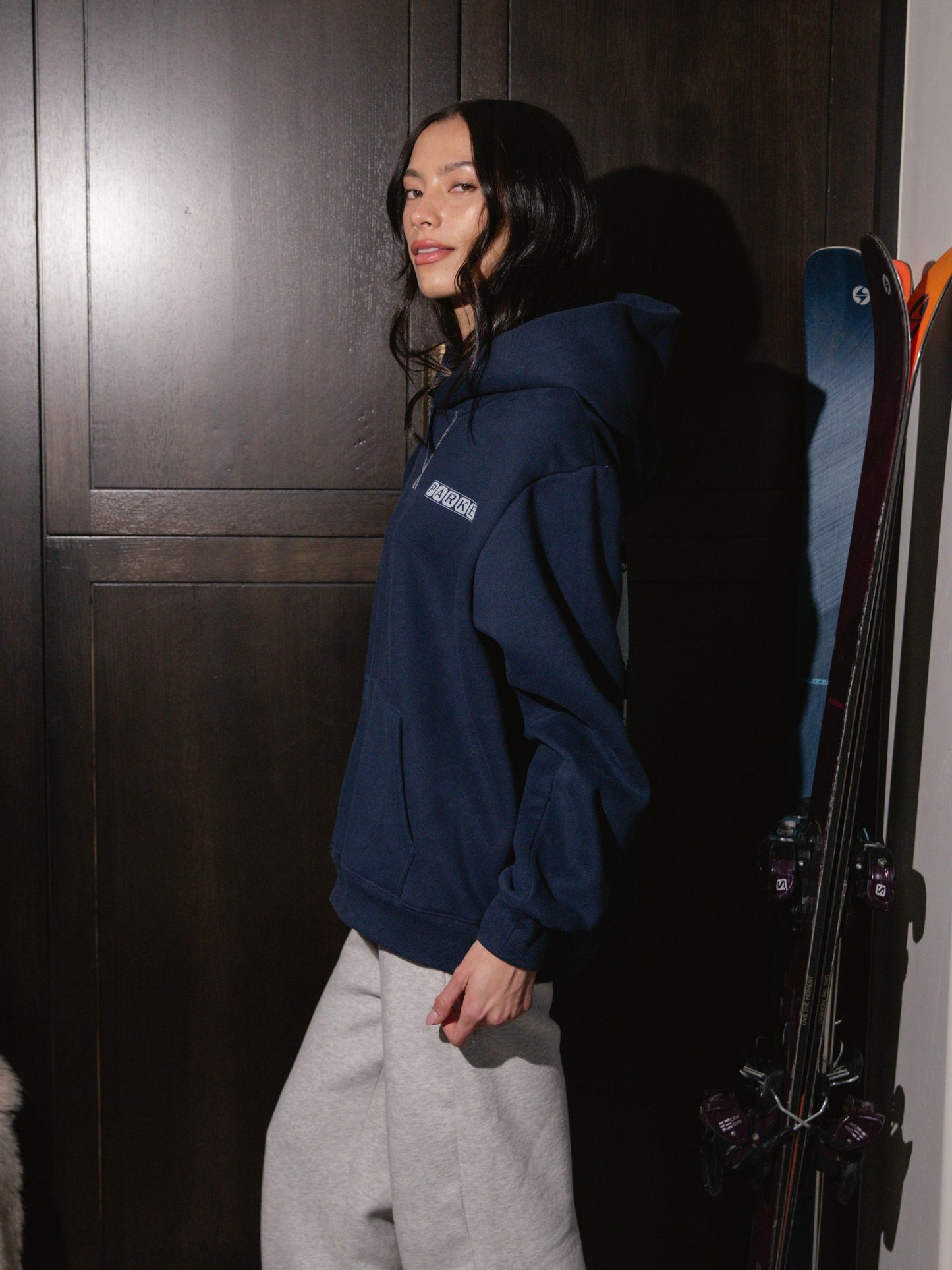 Parke Sport Graphic Hoodie - Shadow