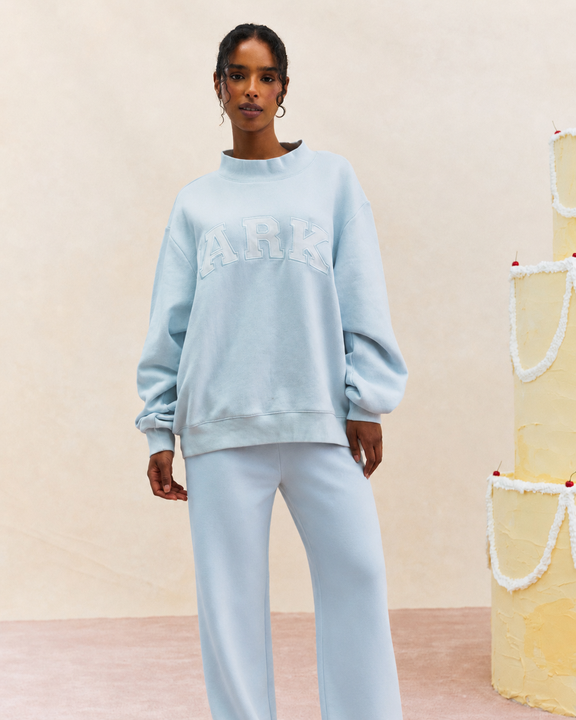 Varsity Mockneck - Frosting