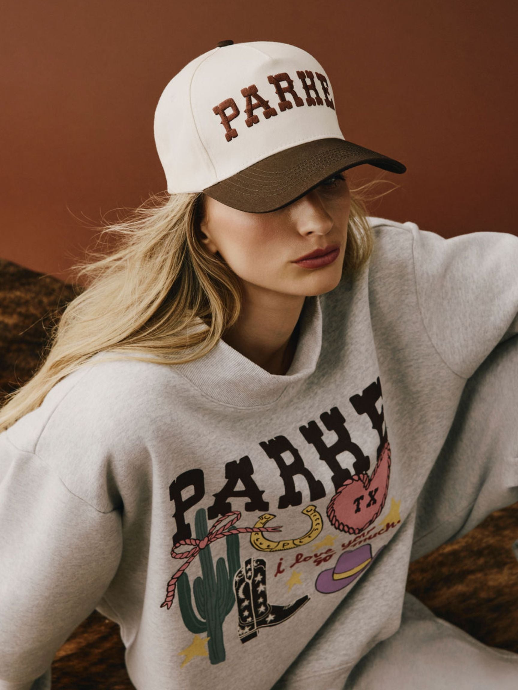 girl wearing Cities Hat Texas -cowboy