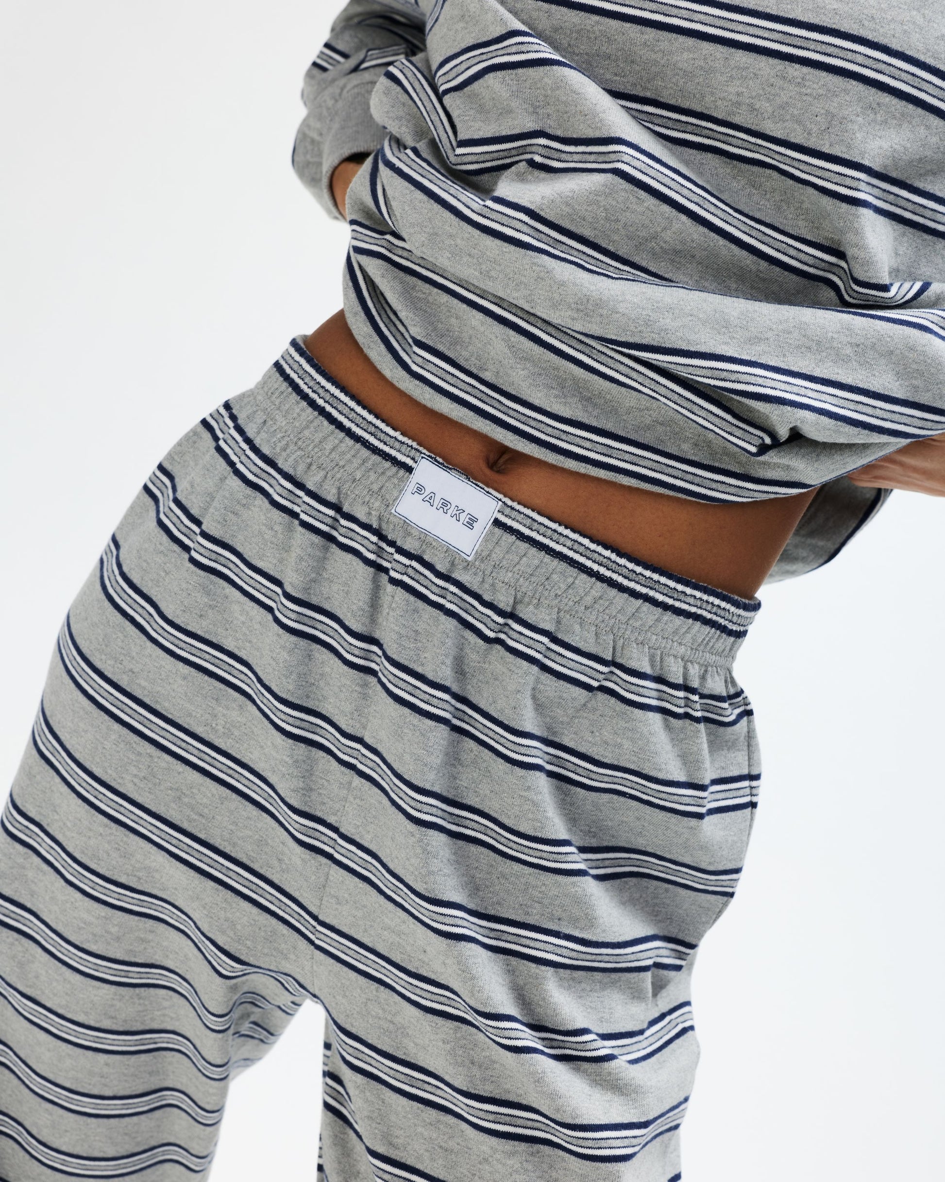 Striped Cotton Boxer Pants - Core Stripe