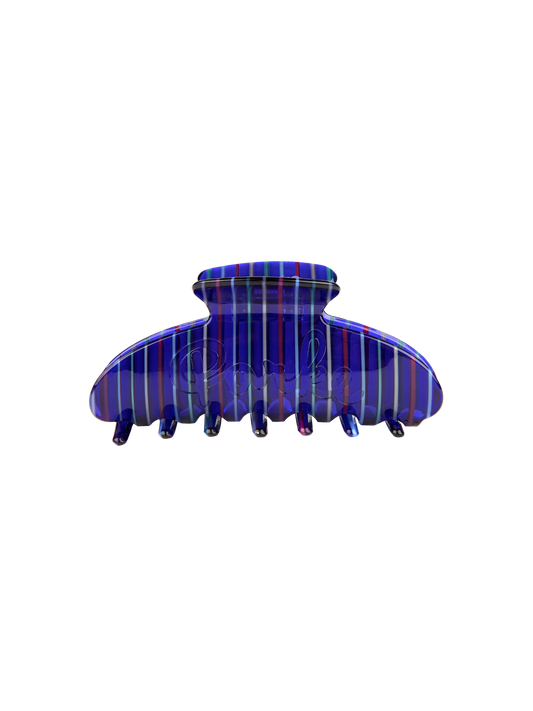 Cities Claw Clip -denim stripe