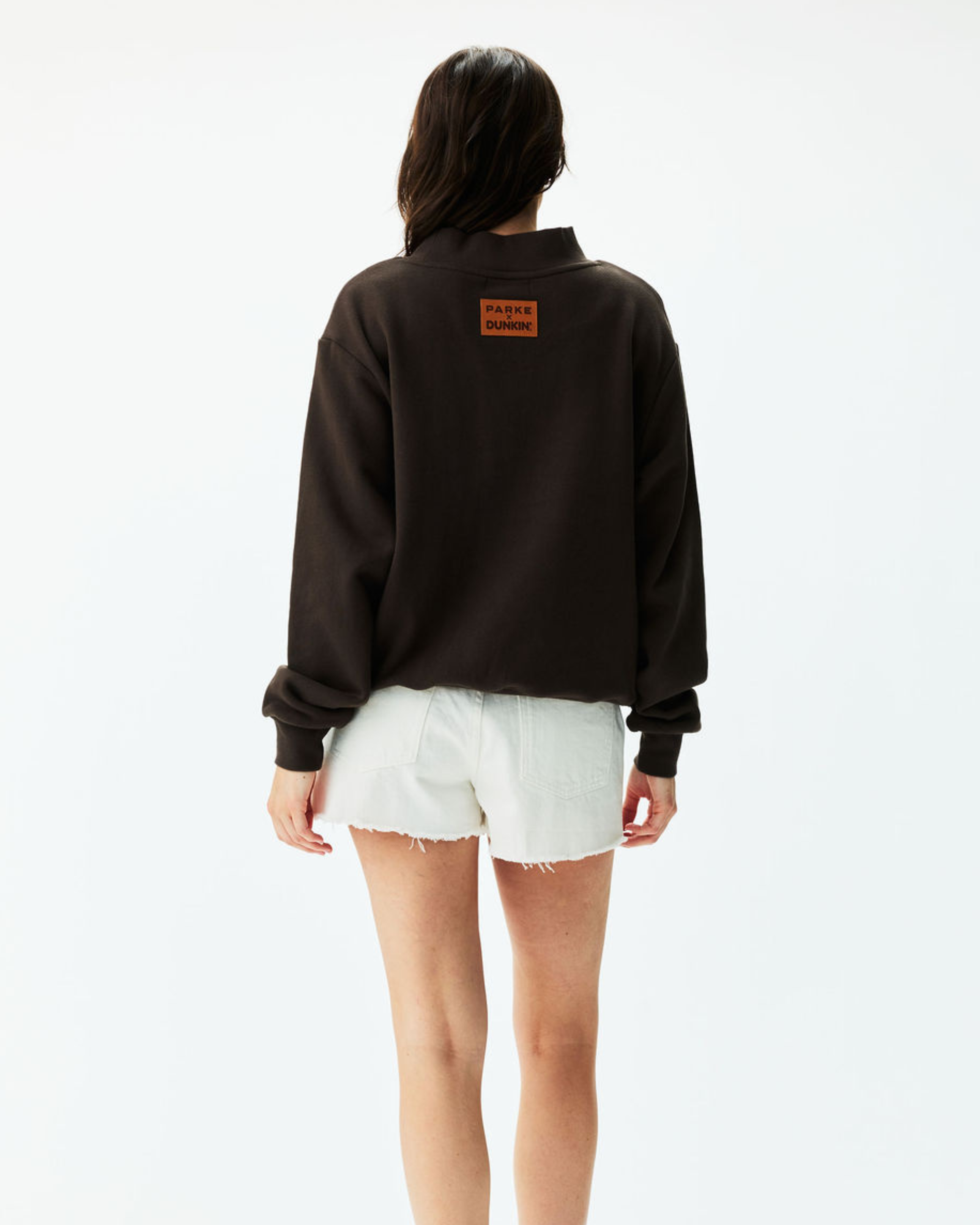 Parke x Dunkin' Varsity Mockneck - Espresso