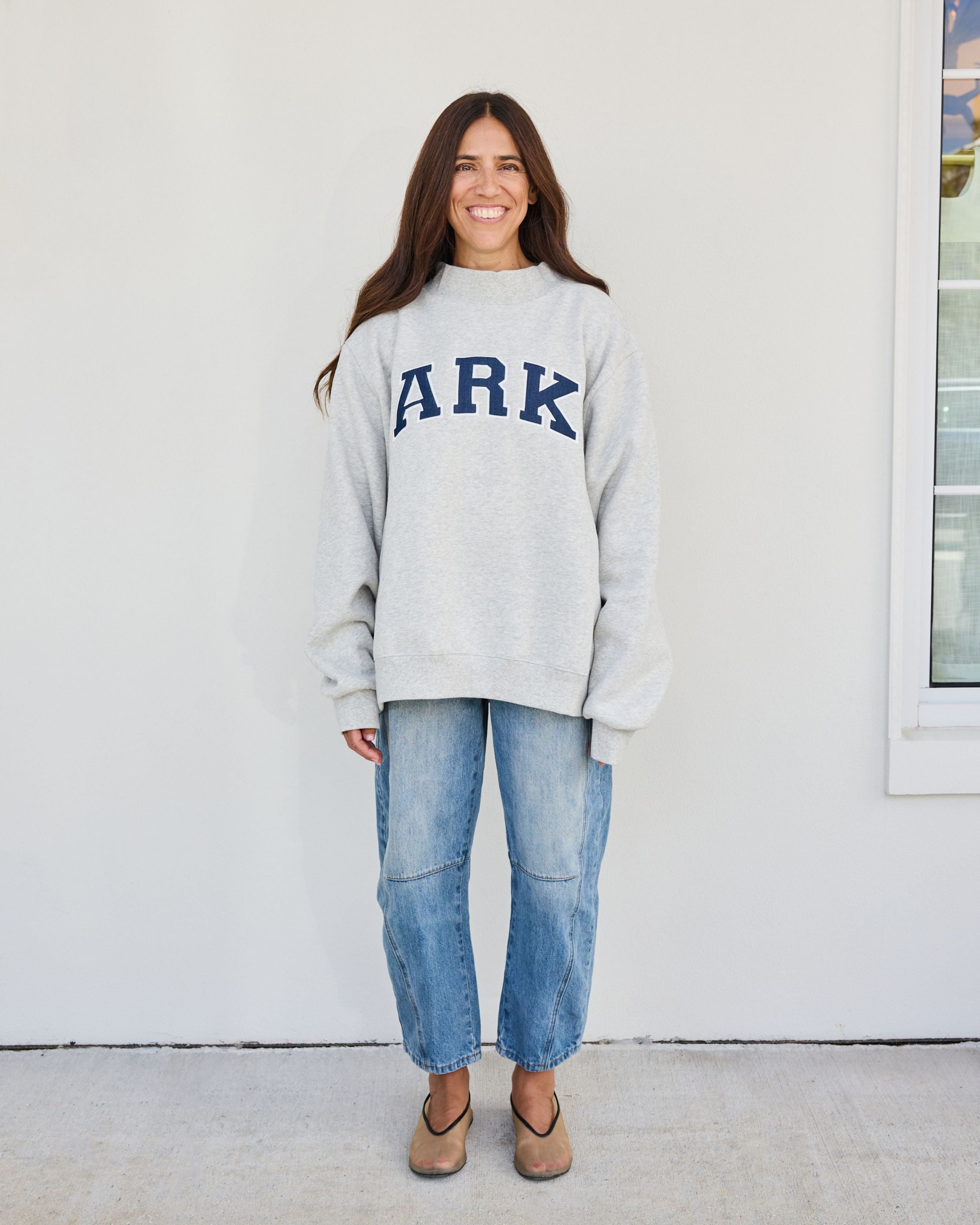 OG Varsity Mockneck - Classic Grey + Denim – PARKE