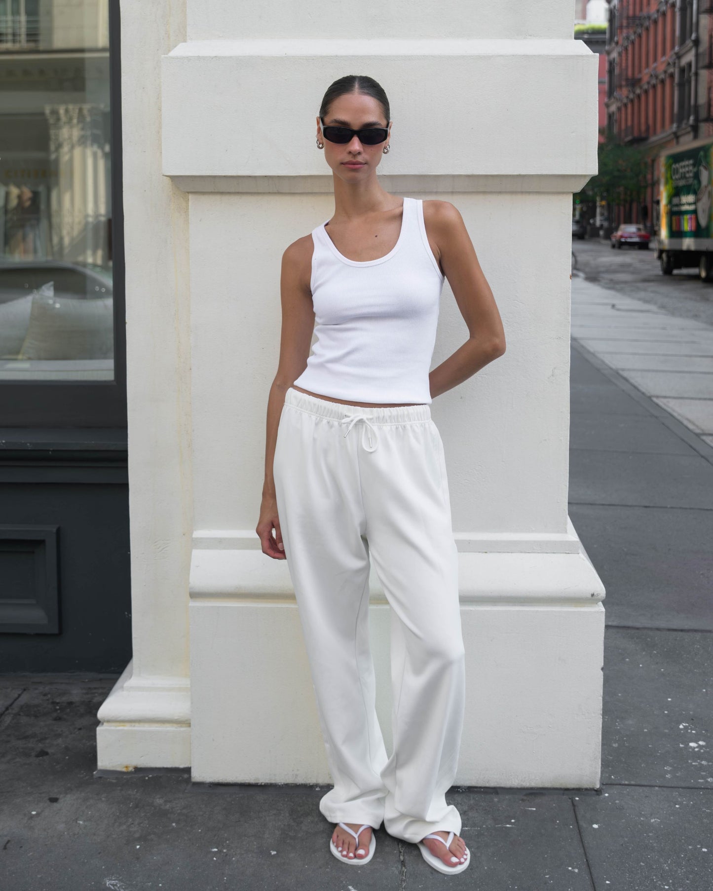 Track Pants - White
