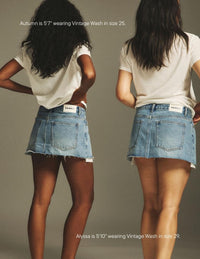 Denim Mini Skirt