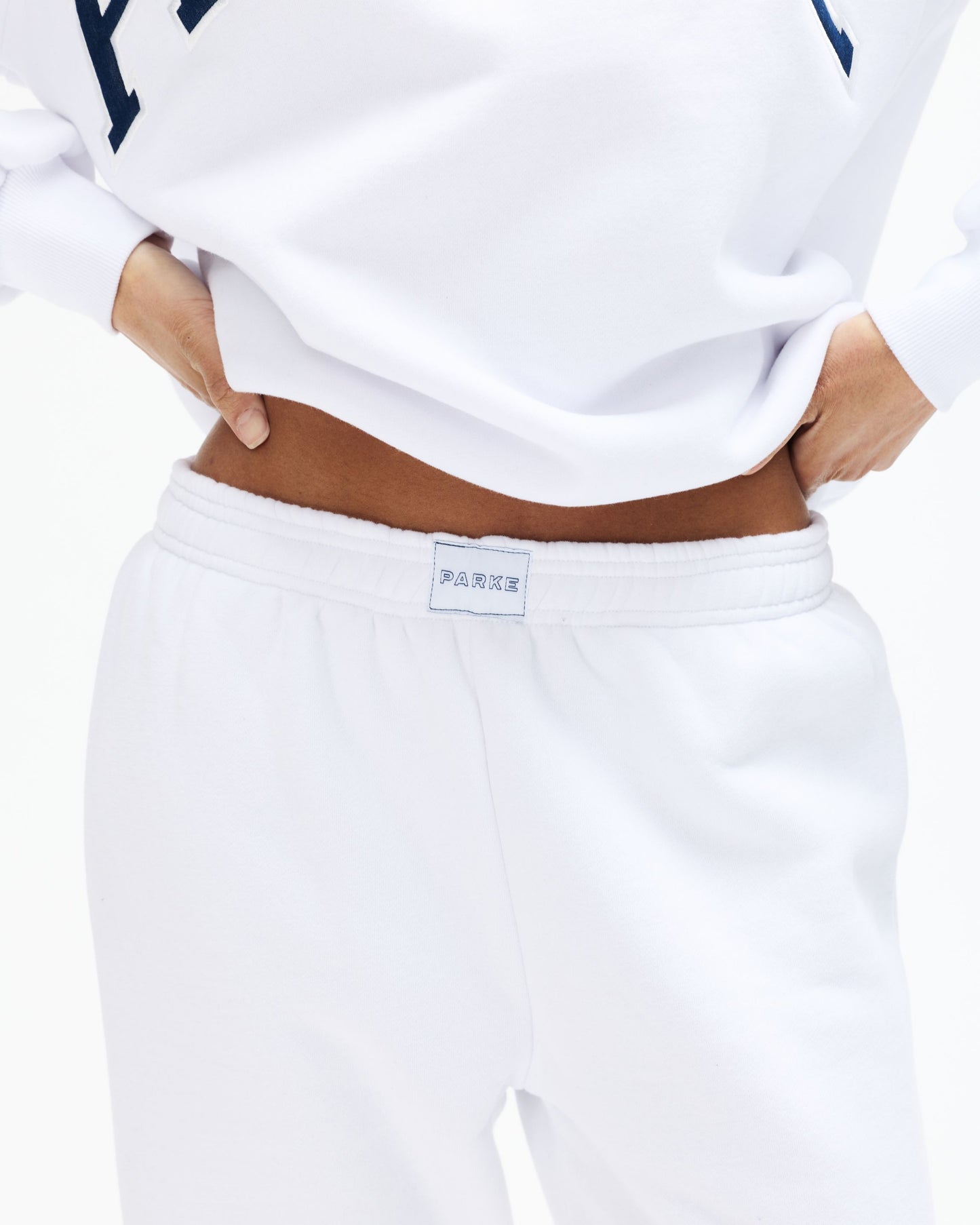 Boxer Sweatpants - White