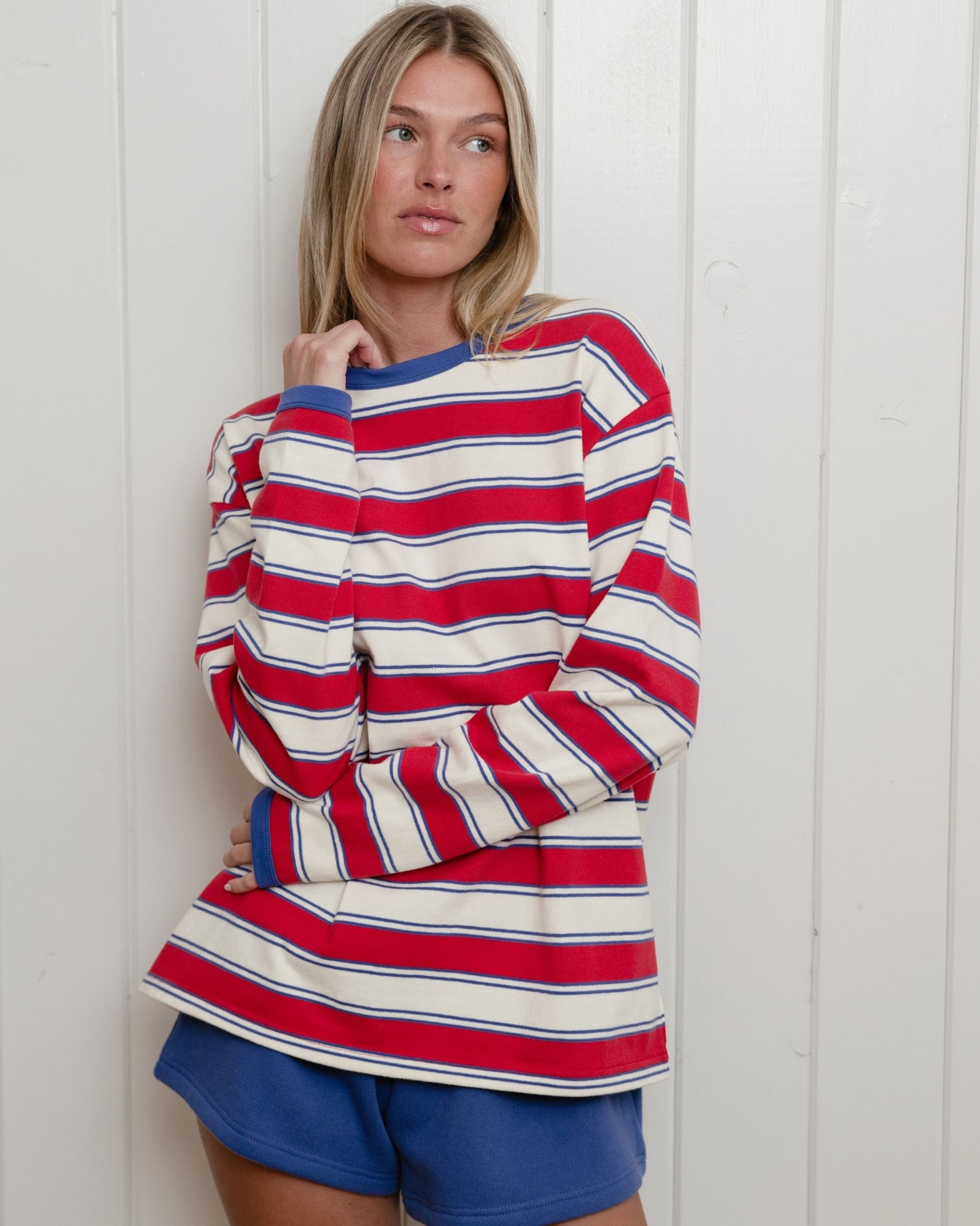 Long Sleeve Shirt - Lighthouse Stripe