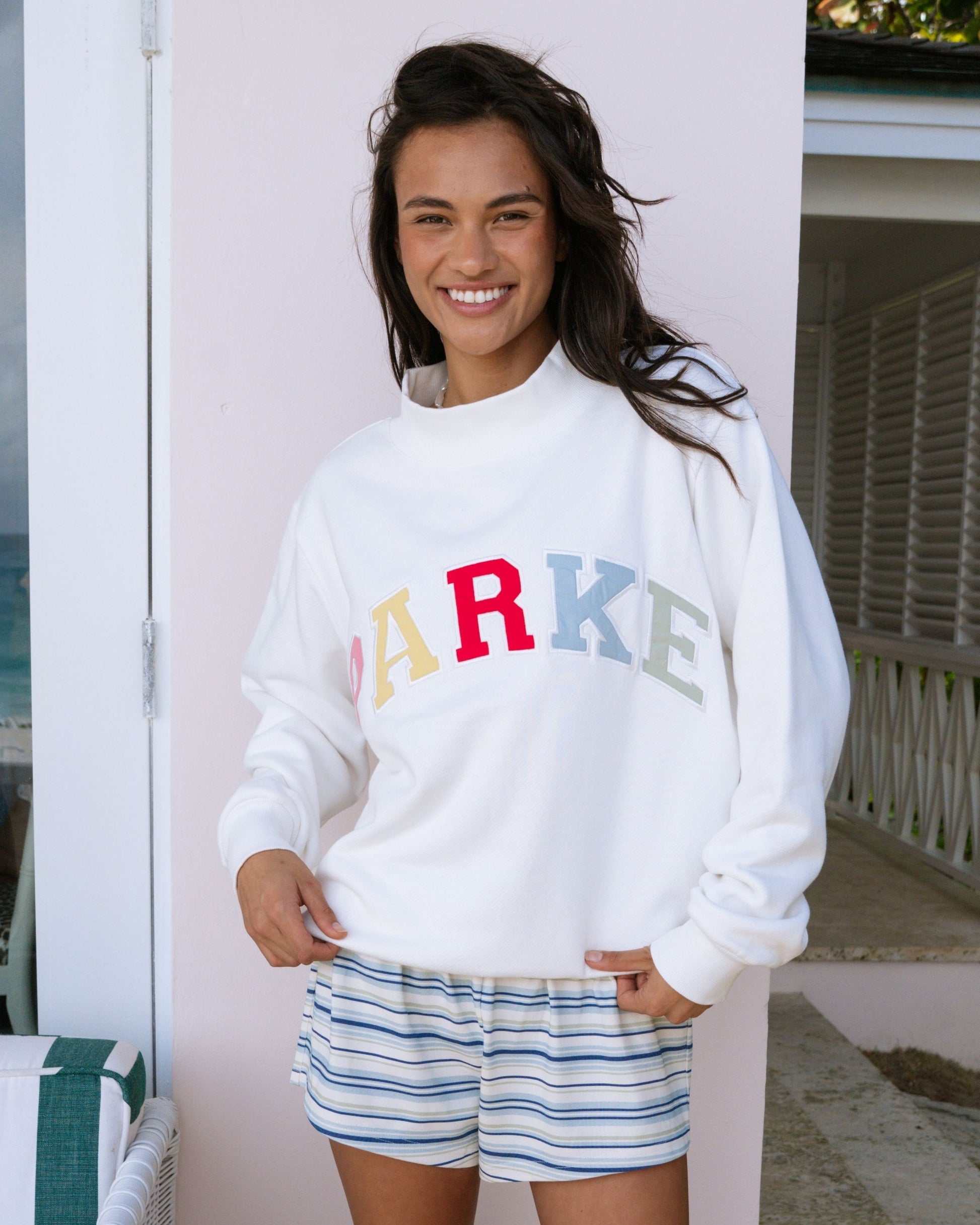 Varsity Mockneck - Paradise