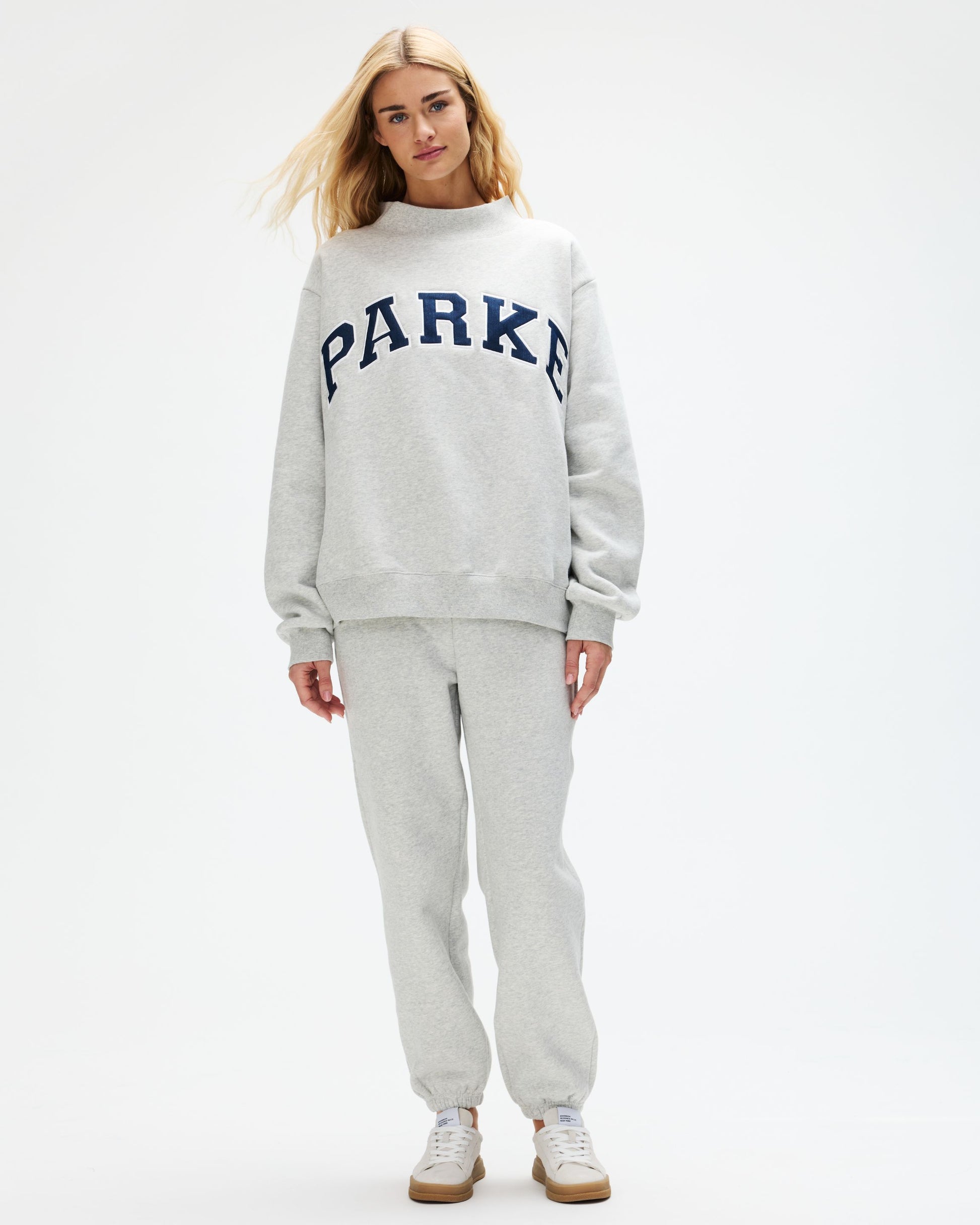 OG Varsity Mockneck - Classic Grey + Denim