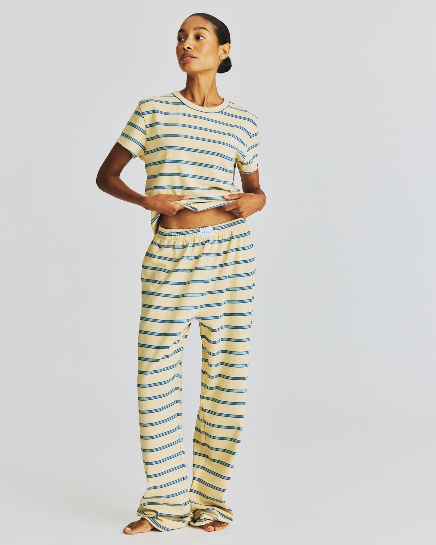 Cotton Boxer Pants - Peel Stripe