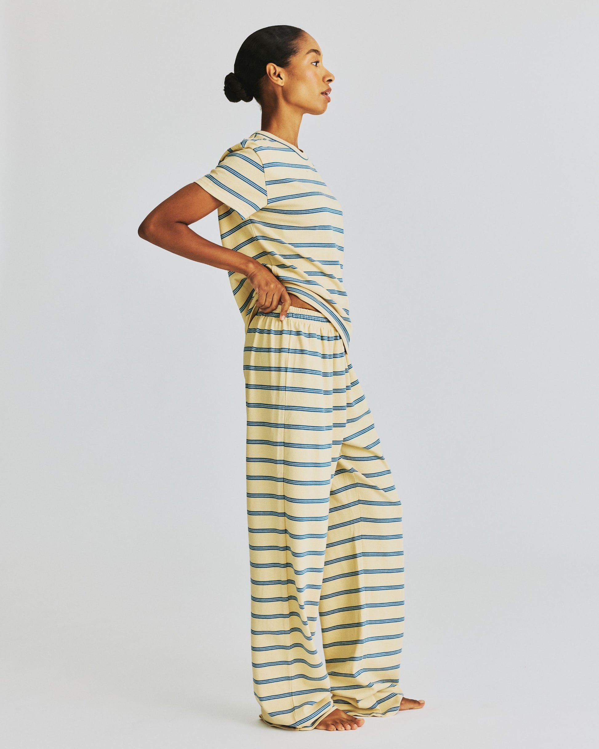 Cotton Boxer Pants - Peel Stripe