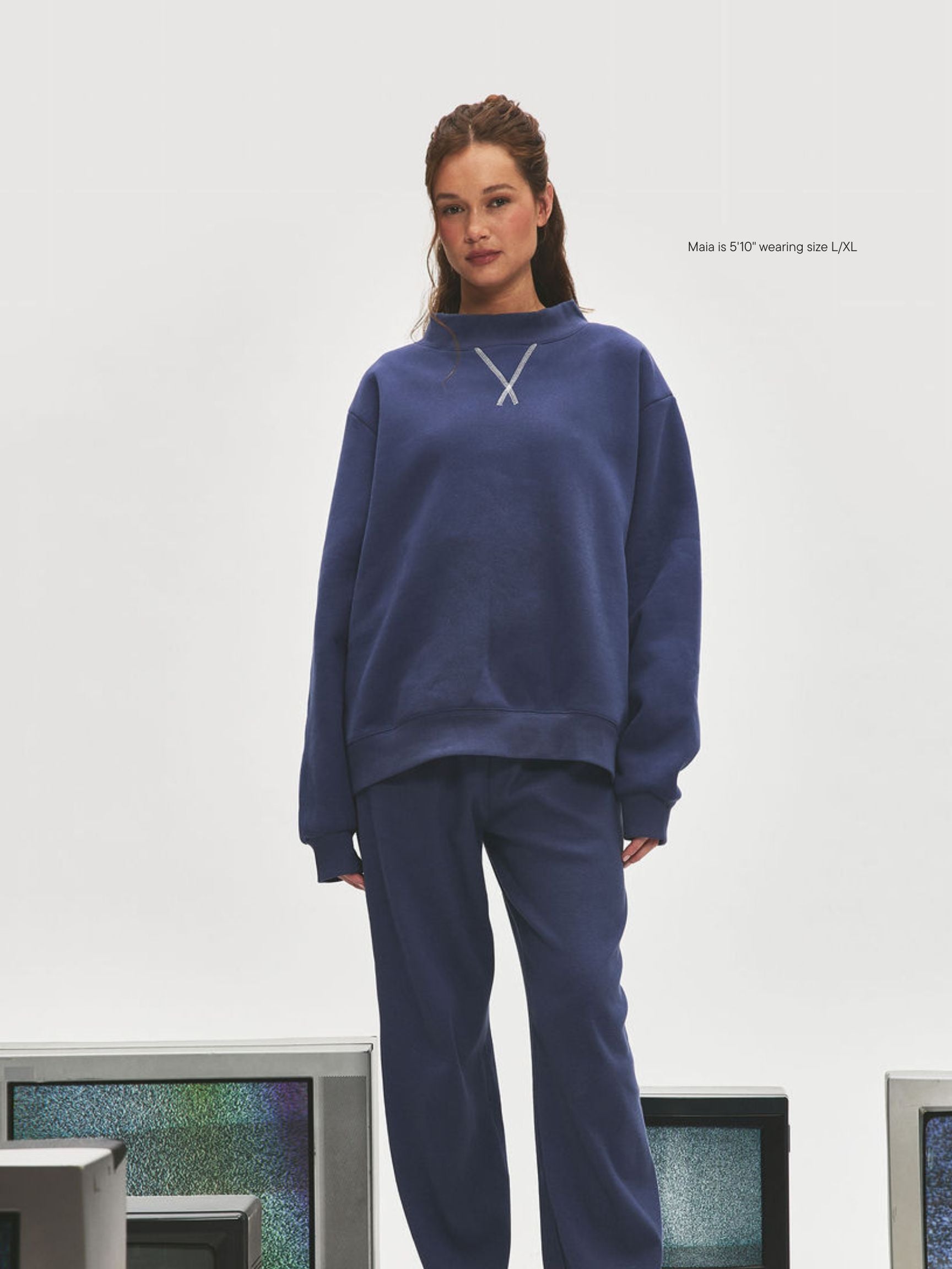 girl wearing Classic Mockneck -crown