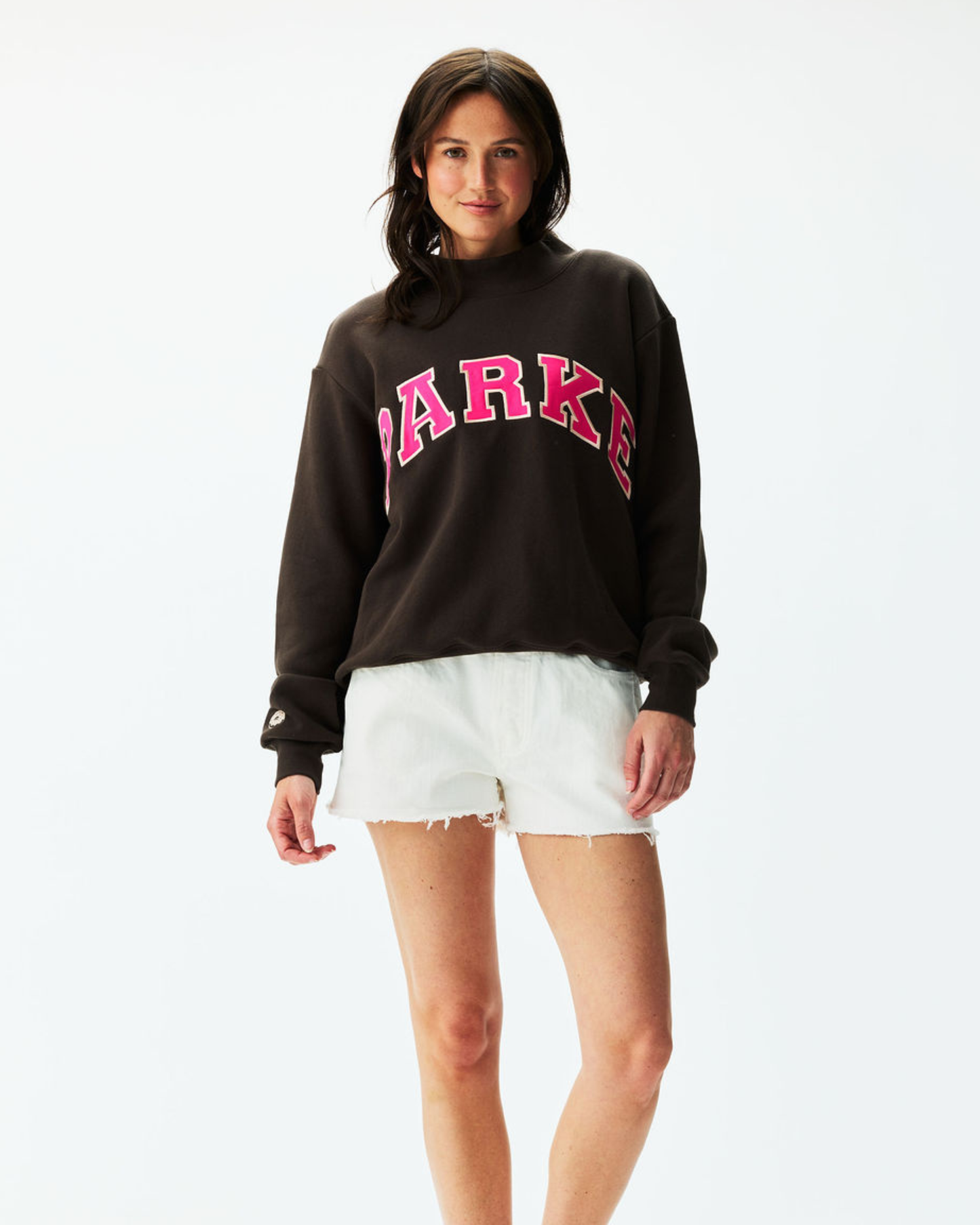 Parke x Dunkin' Varsity Mockneck - Espresso