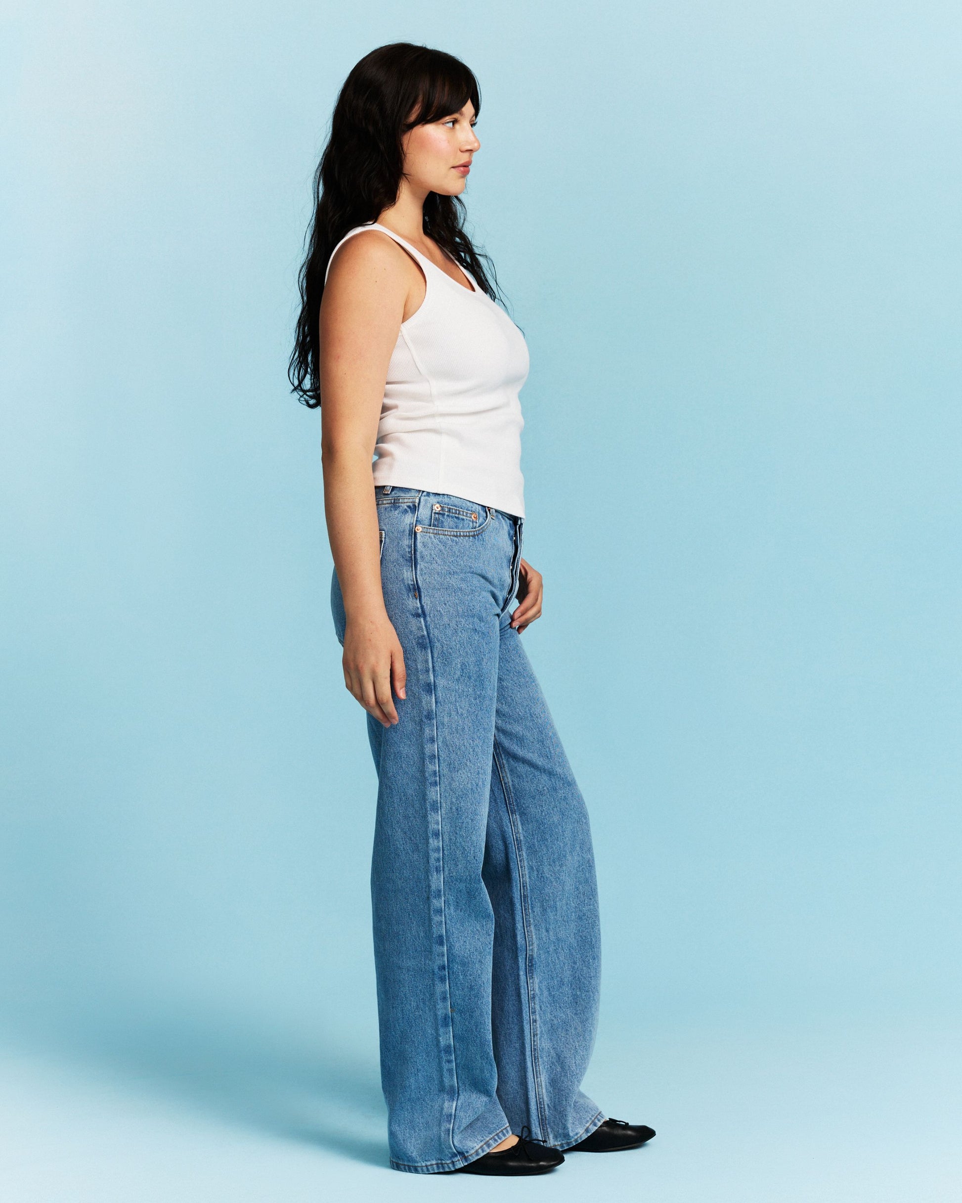 Classic Straight Jeans - Vintage Wash