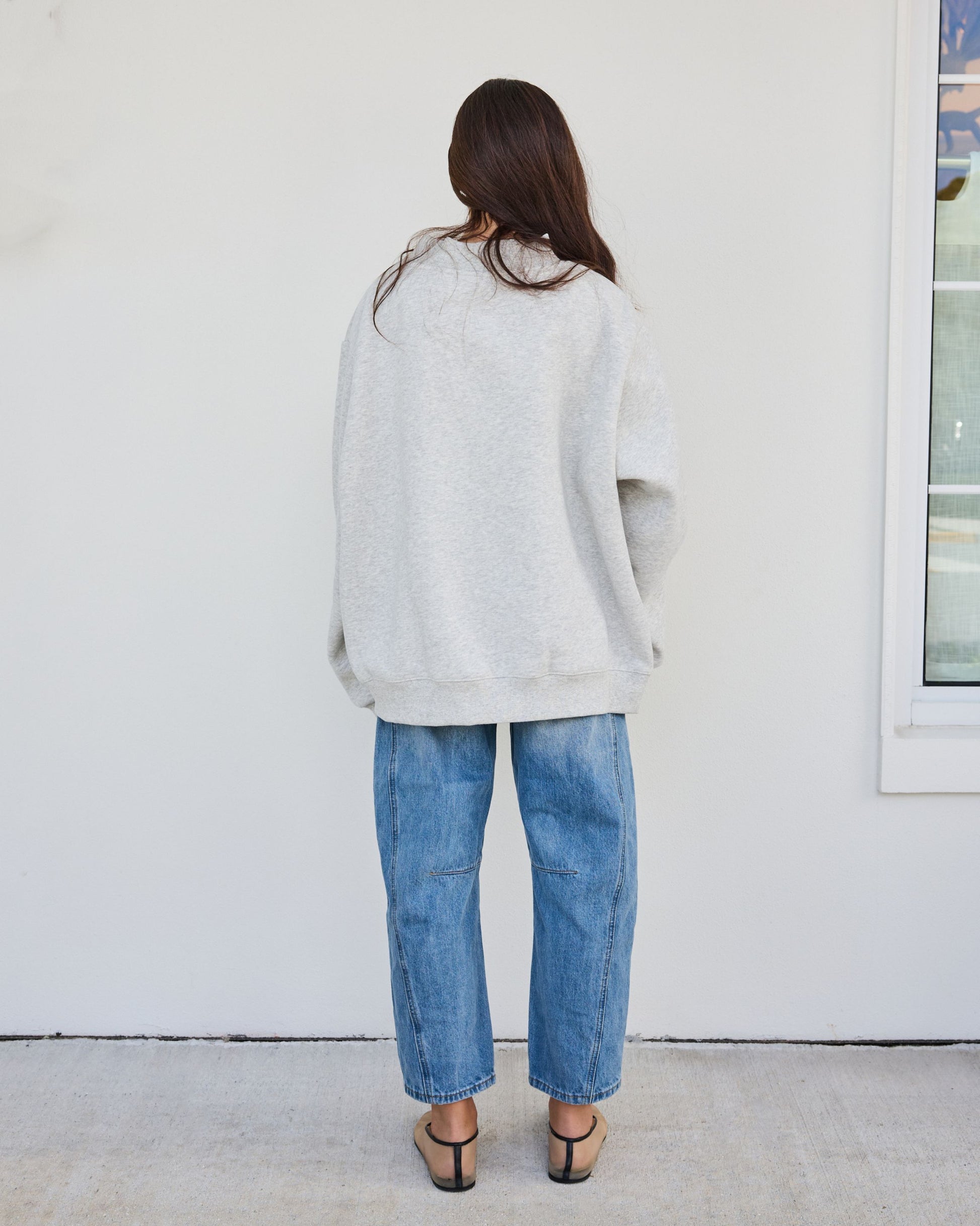 OG Varsity Mockneck - Classic Grey + Denim