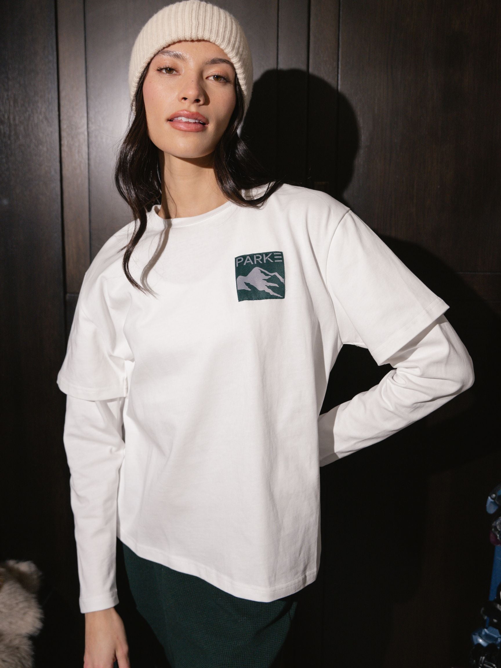 BIO LAYERED L/S TEE White ポーカーズ BIO LAYERED L/S TEE White ポーカーズ 【公式通販】