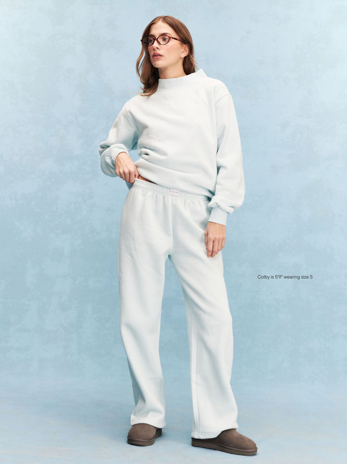 Tonal Boxer Sweatpants -arctic