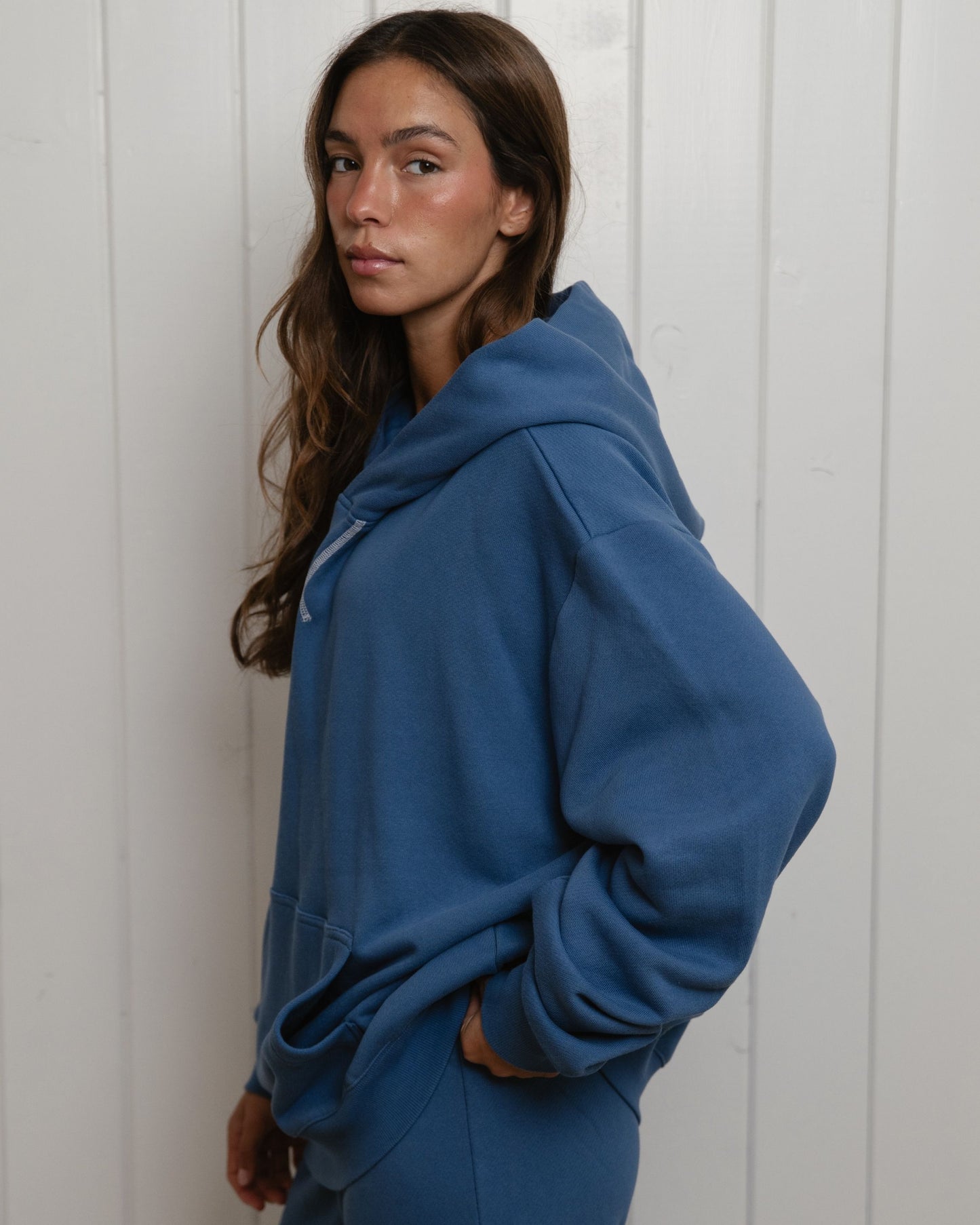 Coastal Hoodie - Washed Indigo