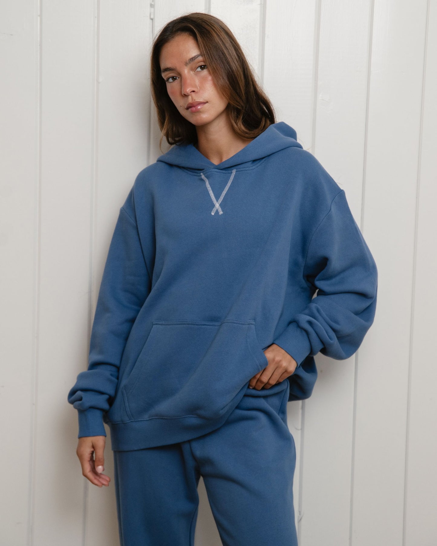 Coastal Hoodie - Washed Indigo