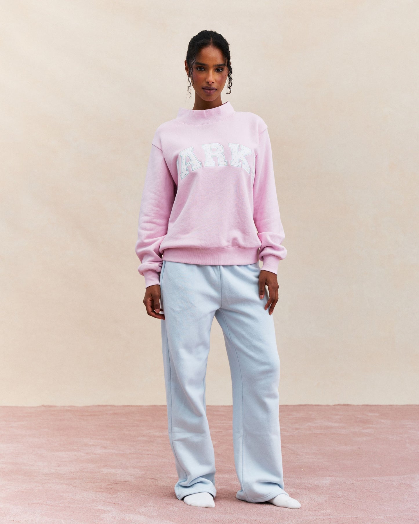Varsity Mockneck - Birthday Cake
