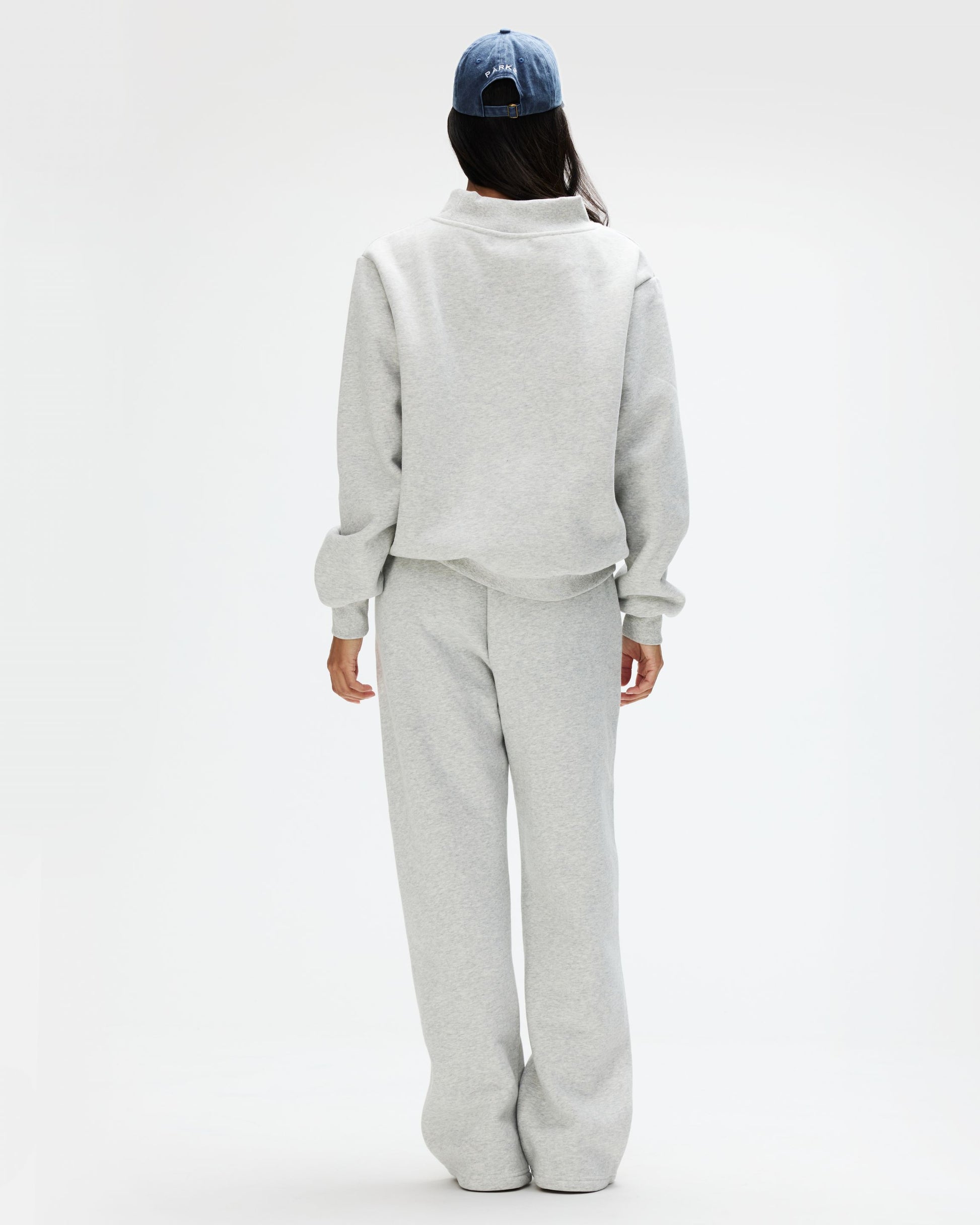 Signature Patch Mockneck - Classic Grey