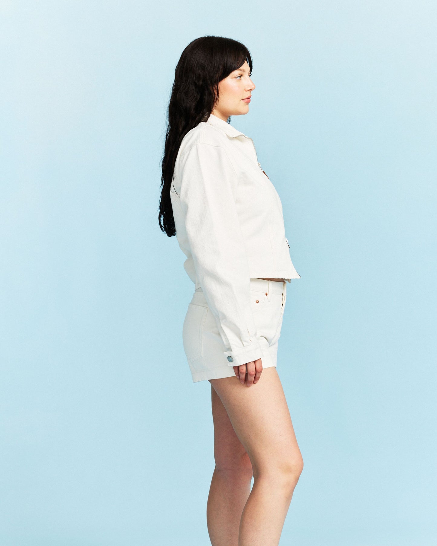 Slim Fit Jacket - White