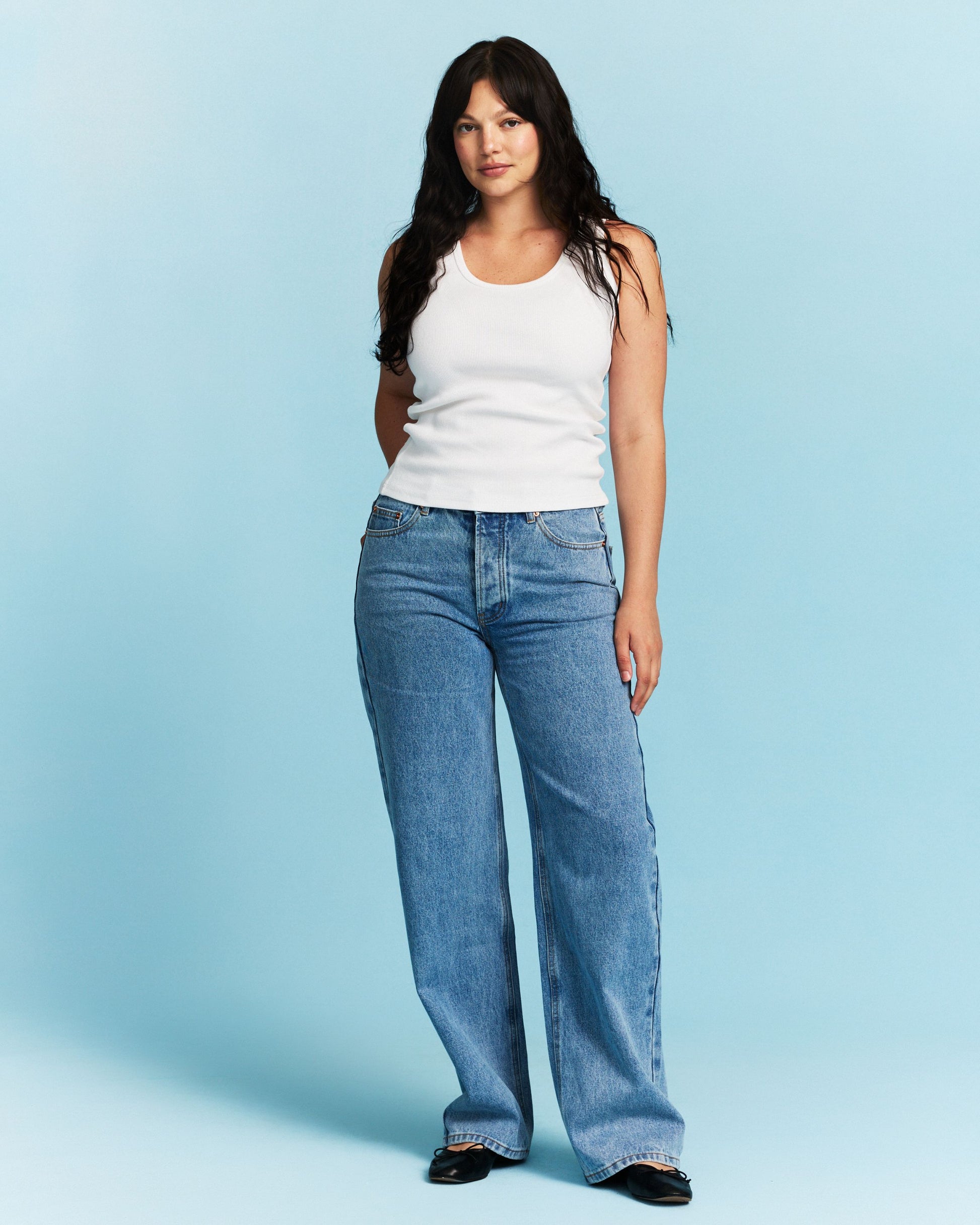 Classic Straight Jeans - Vintage Wash