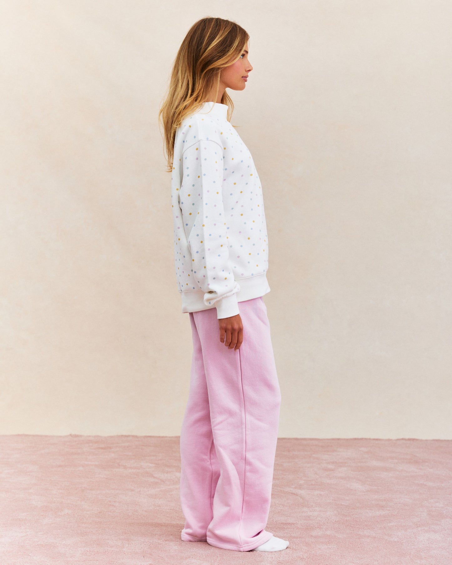 Classic Mockneck - Funfetti Print