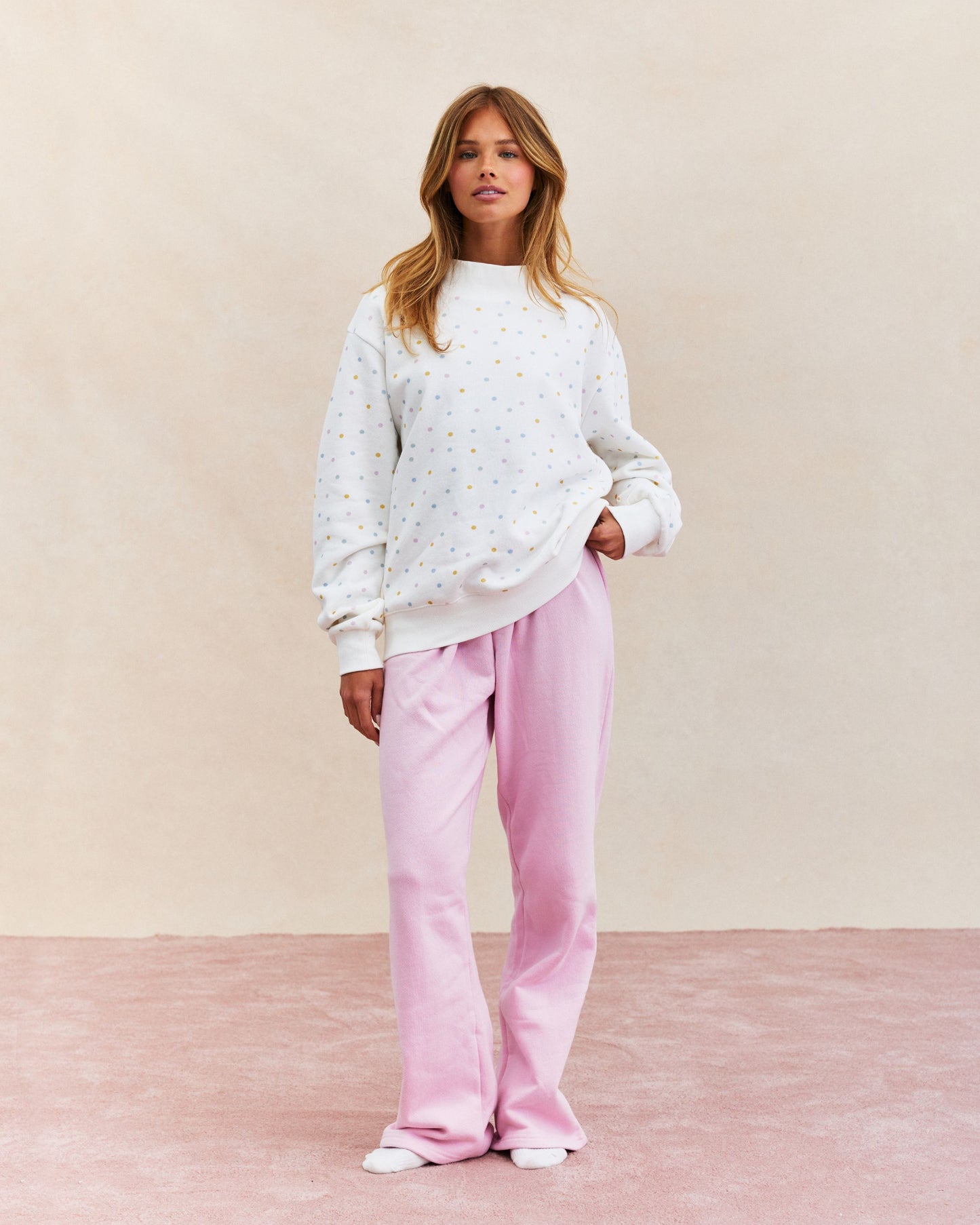 Classic Mockneck - Funfetti Print