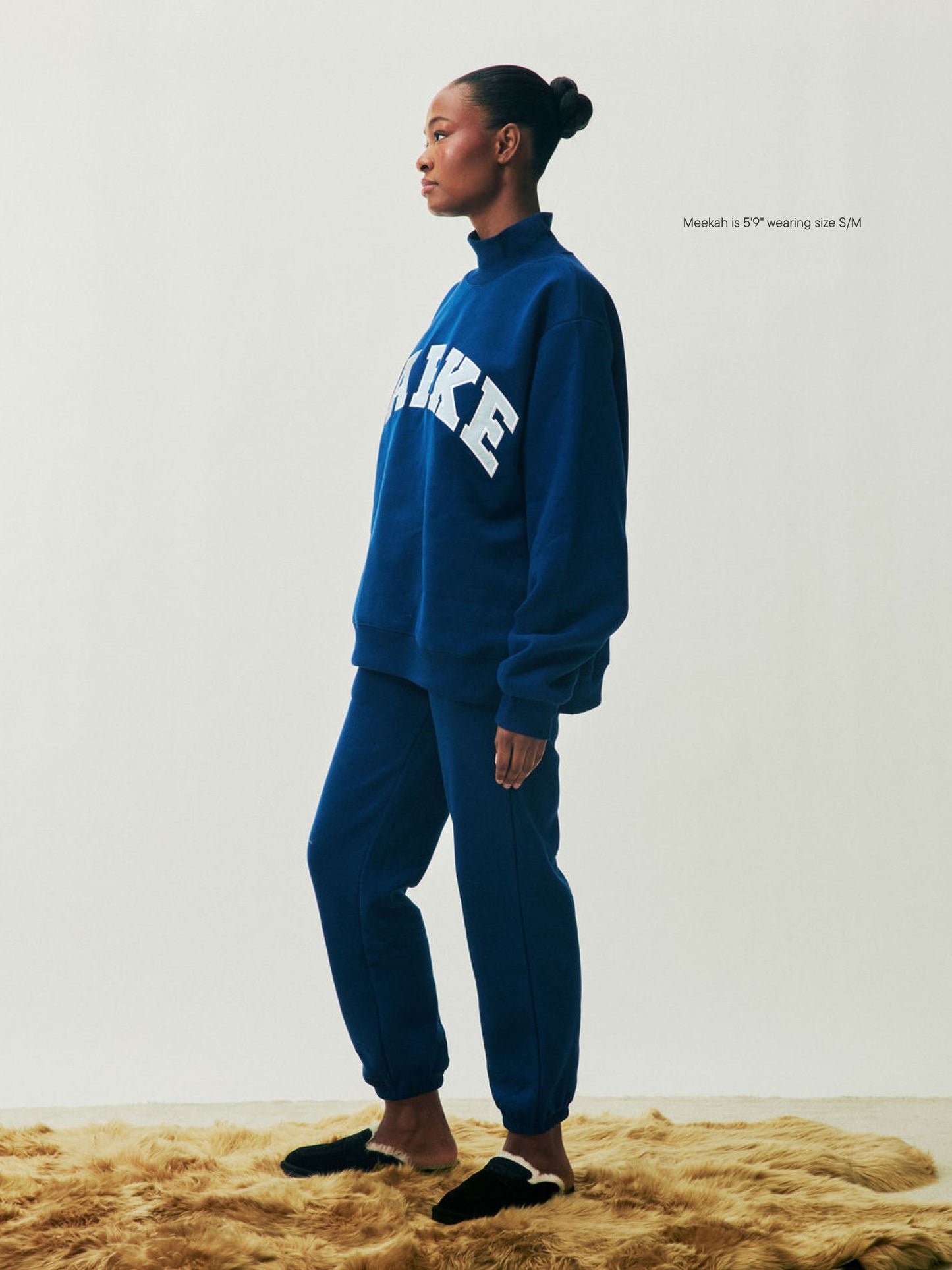 girl wearing Holiday Drawstring Unisex Sweatpants -winter berry