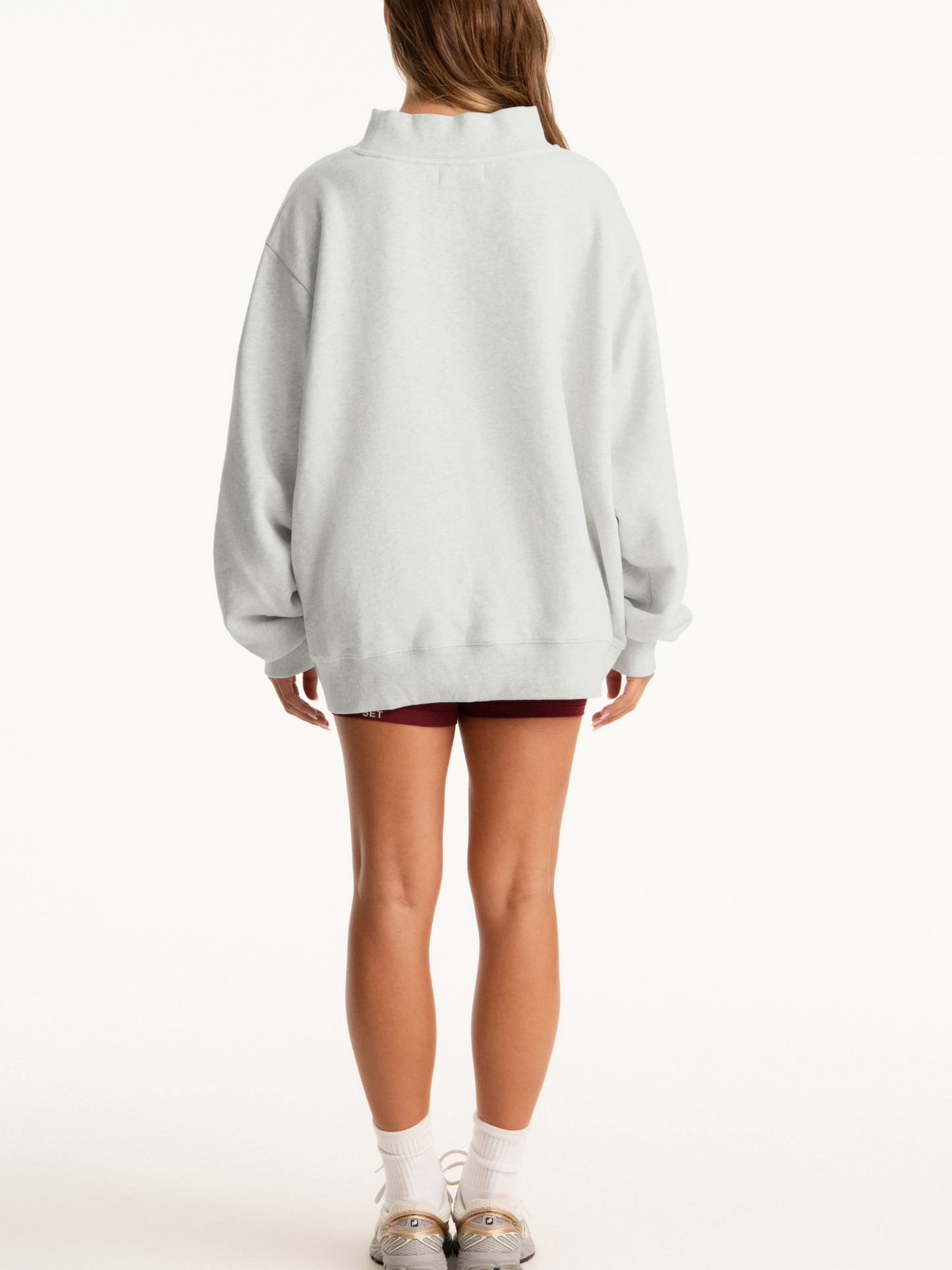 Parke x SET Flagship Mockneck -heather grey