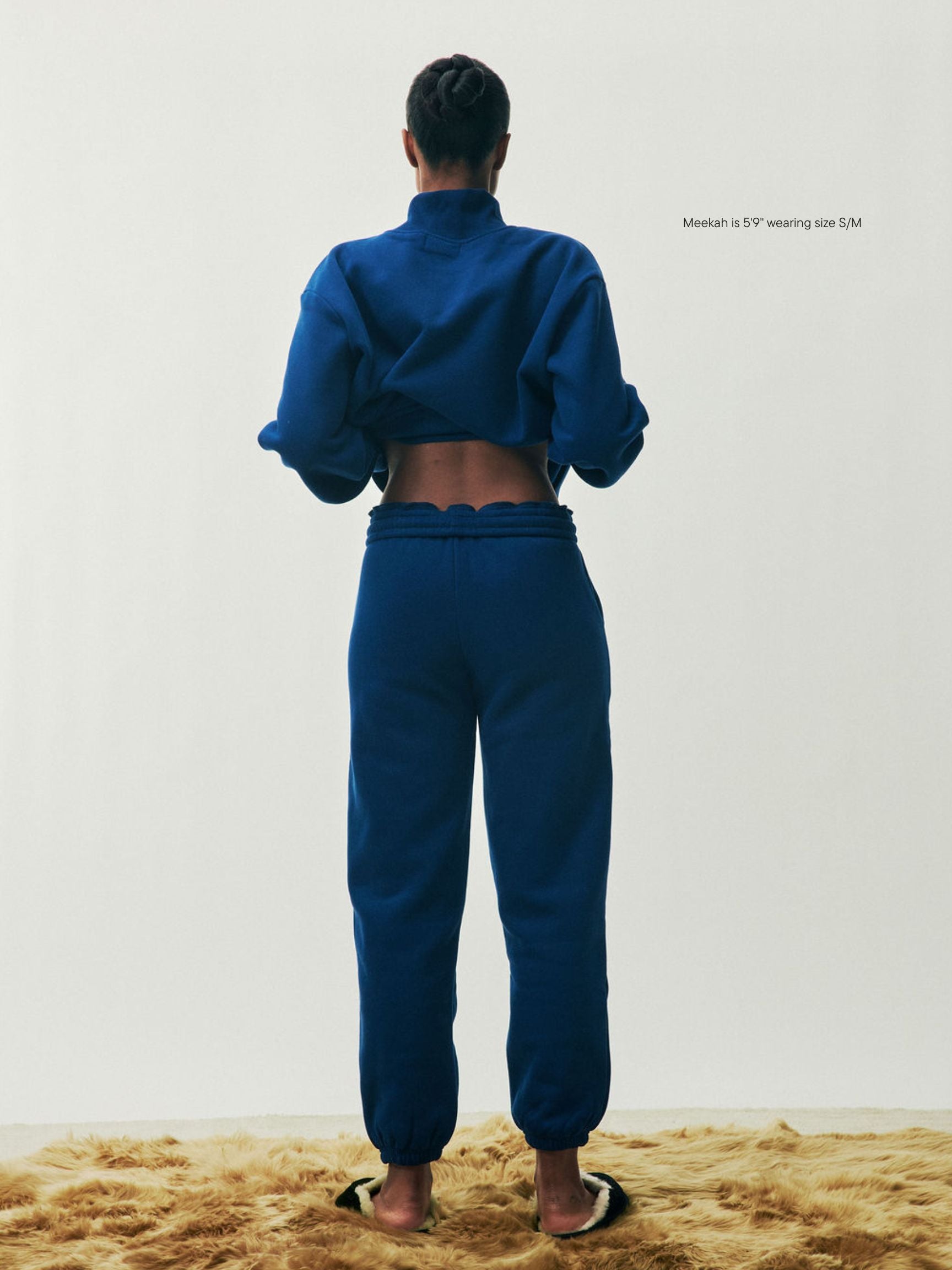 girl wearing Holiday Drawstring Unisex Sweatpants -winter berry