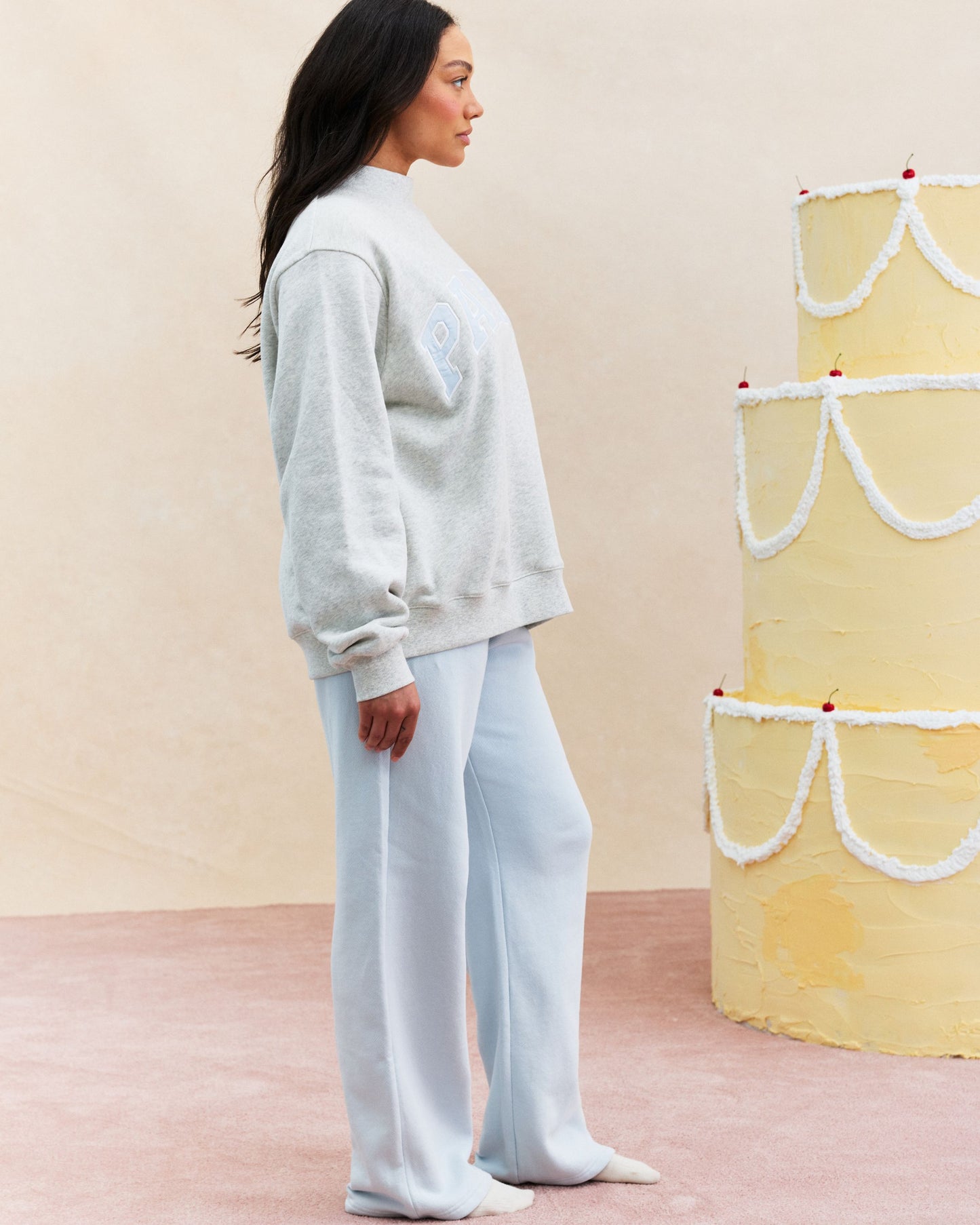 Boxer Sweatpants - Frosting